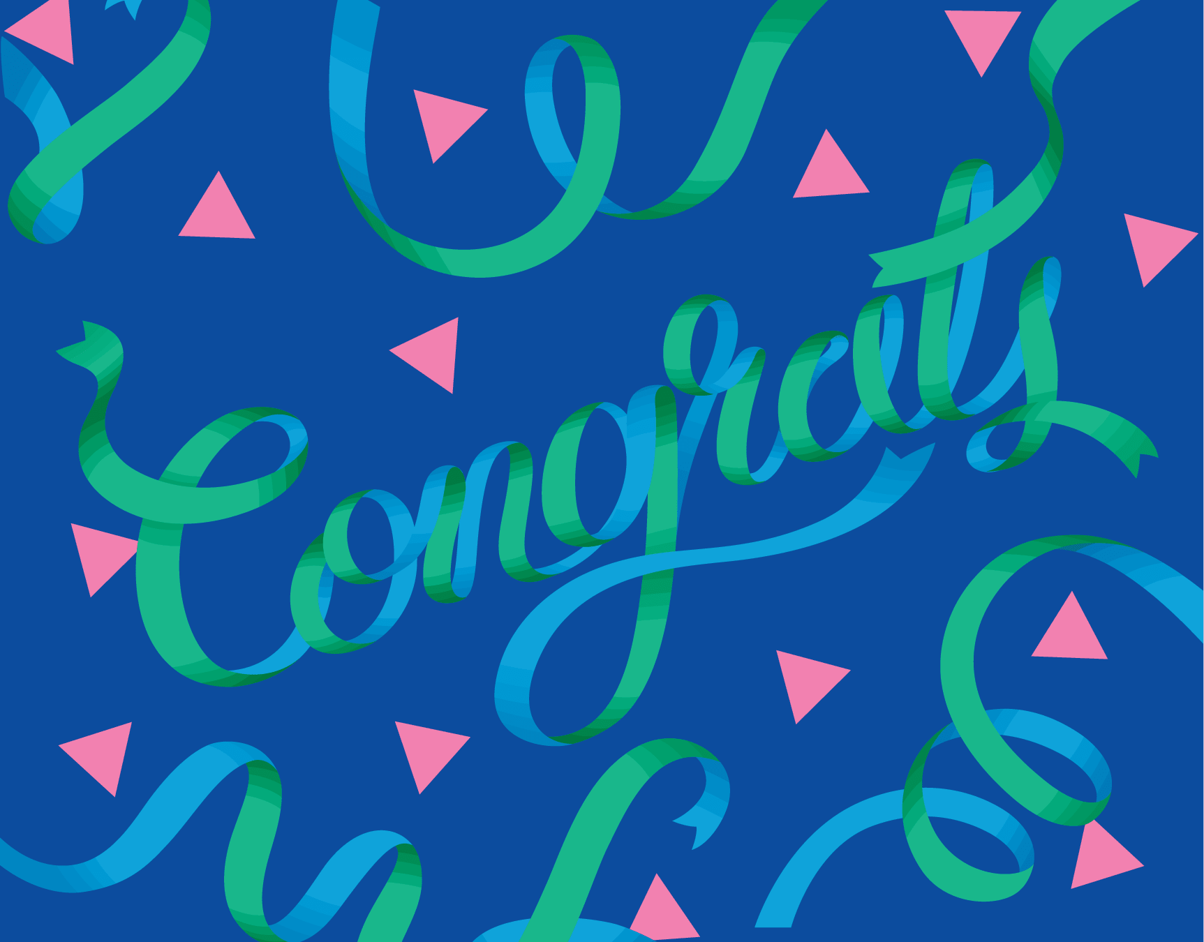Blue Ribbon Congrats
