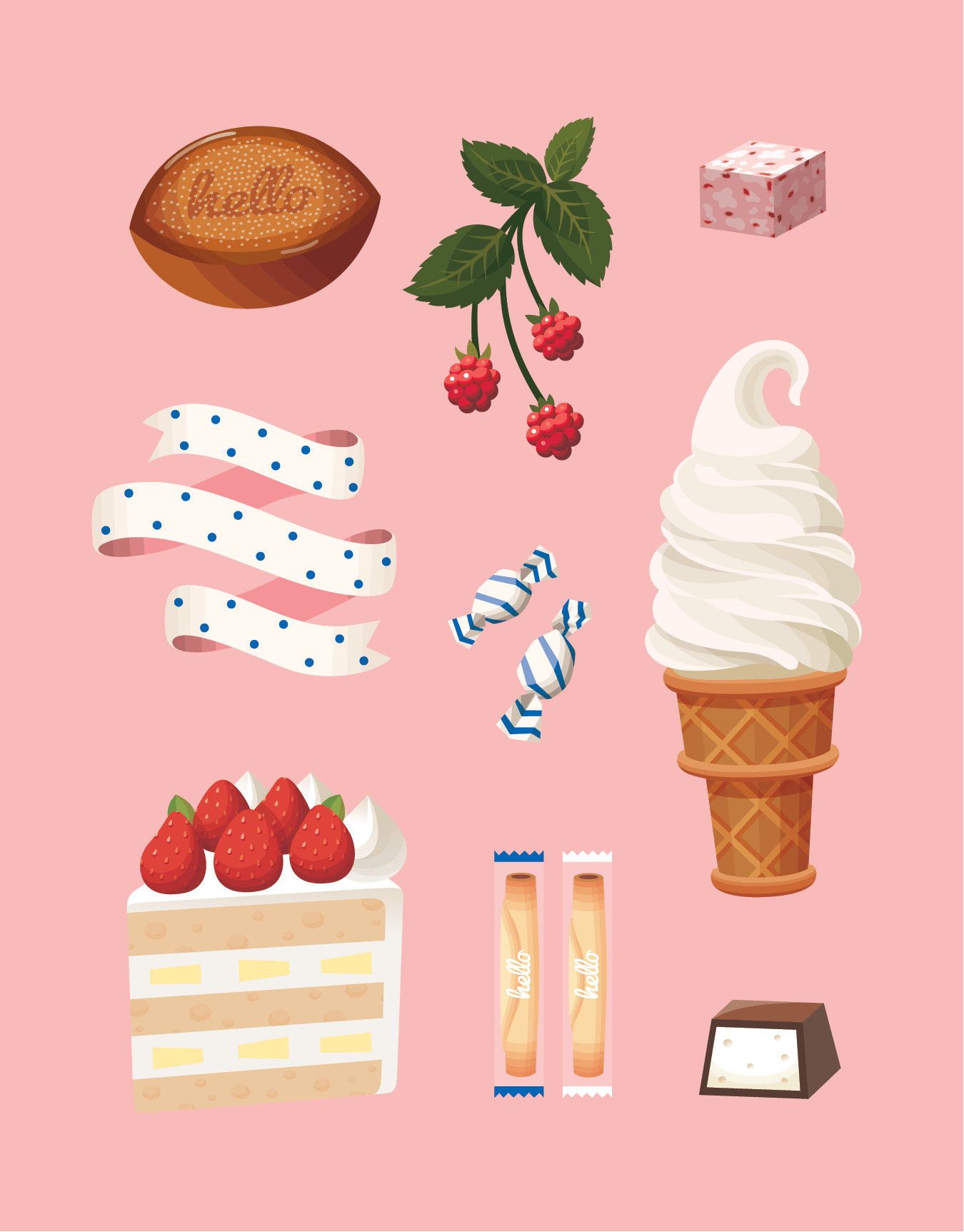 Pink Desserts