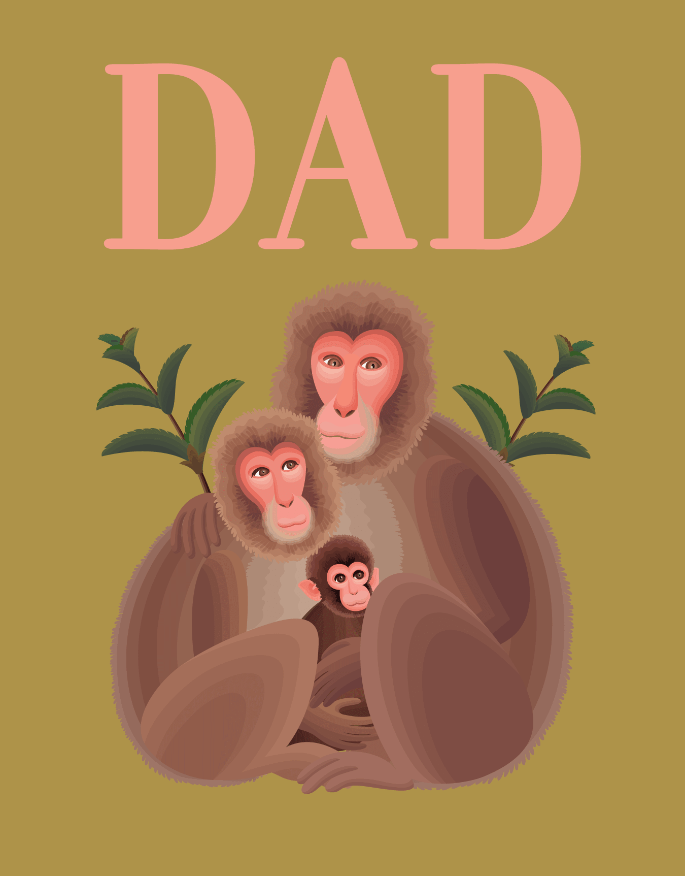 Monkey Father's Day