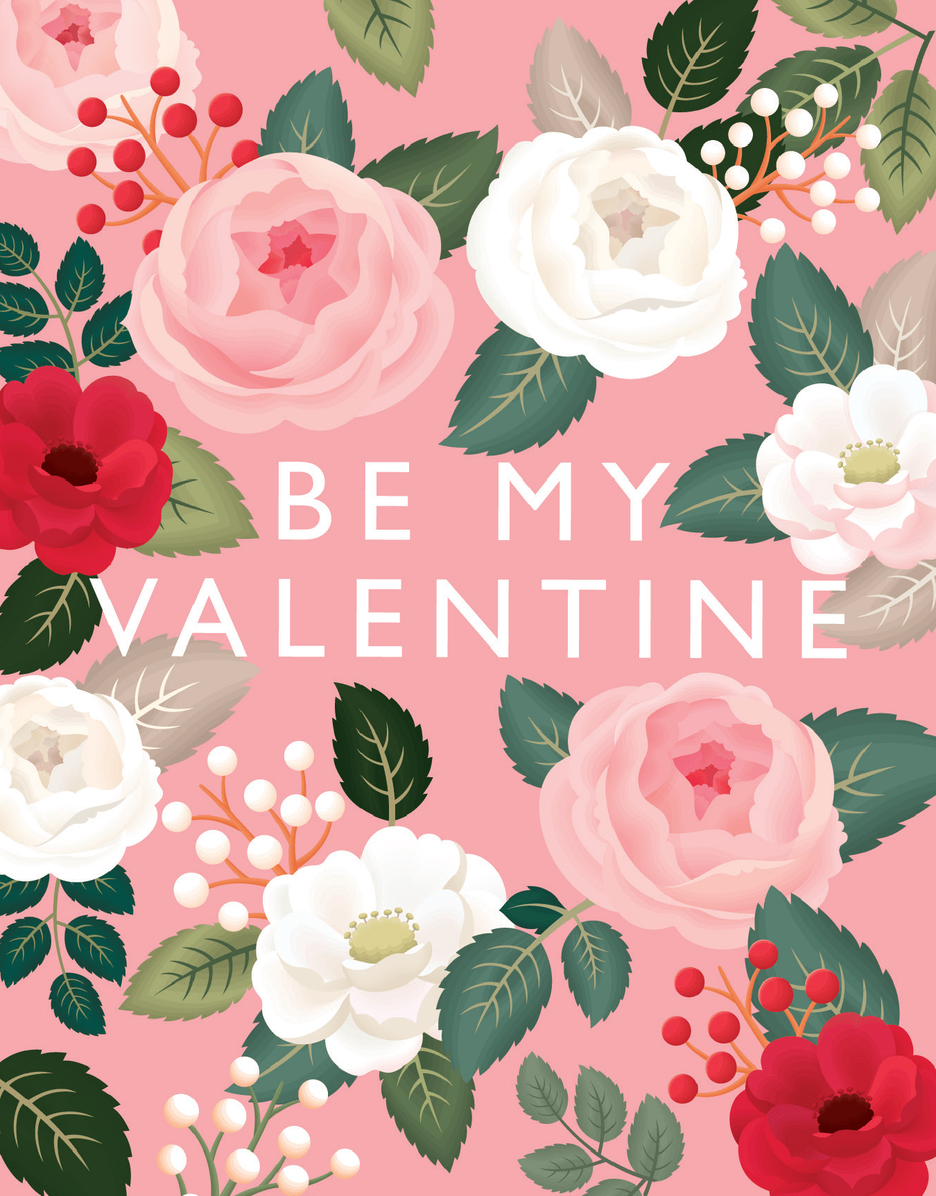 Floral Valentine