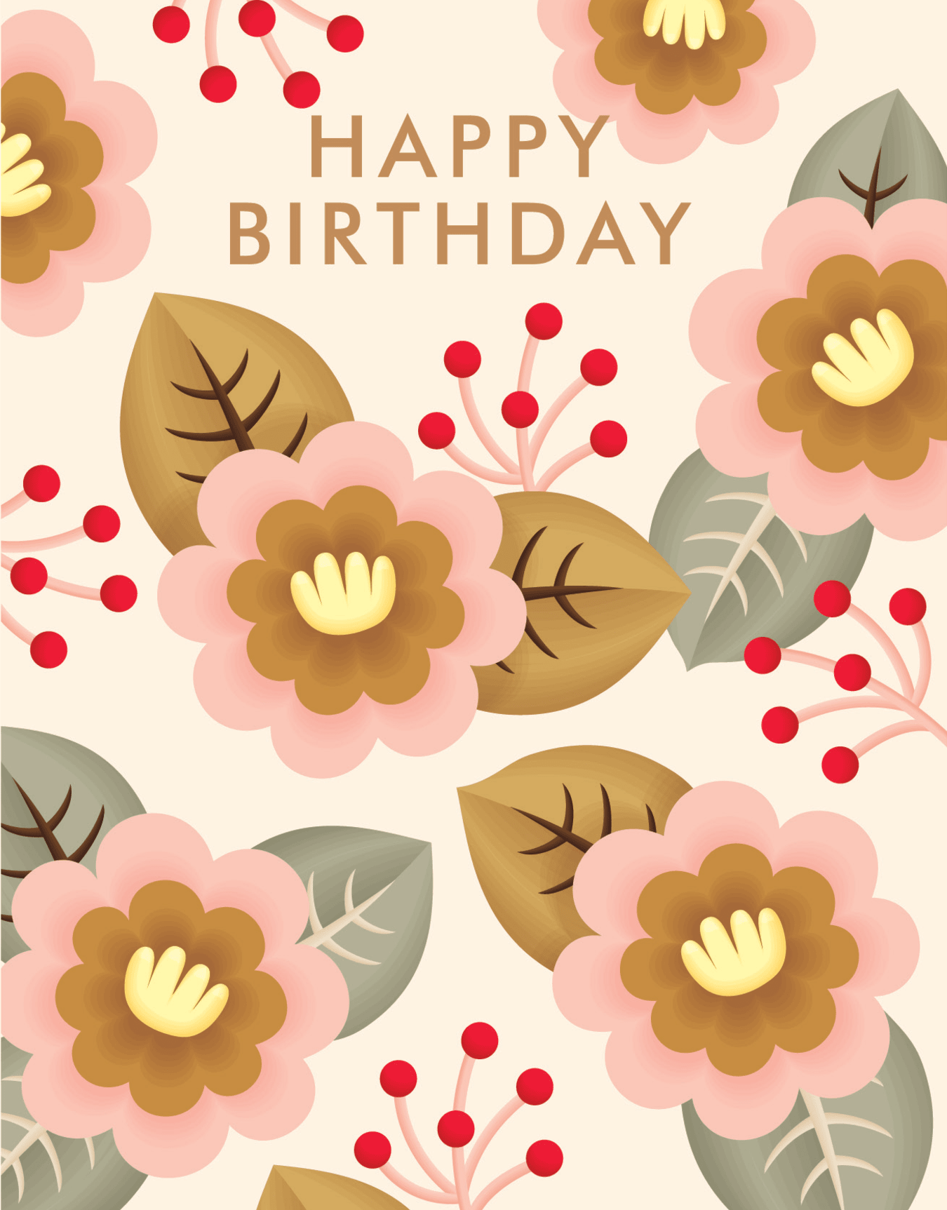 Delightful Flower Birthday