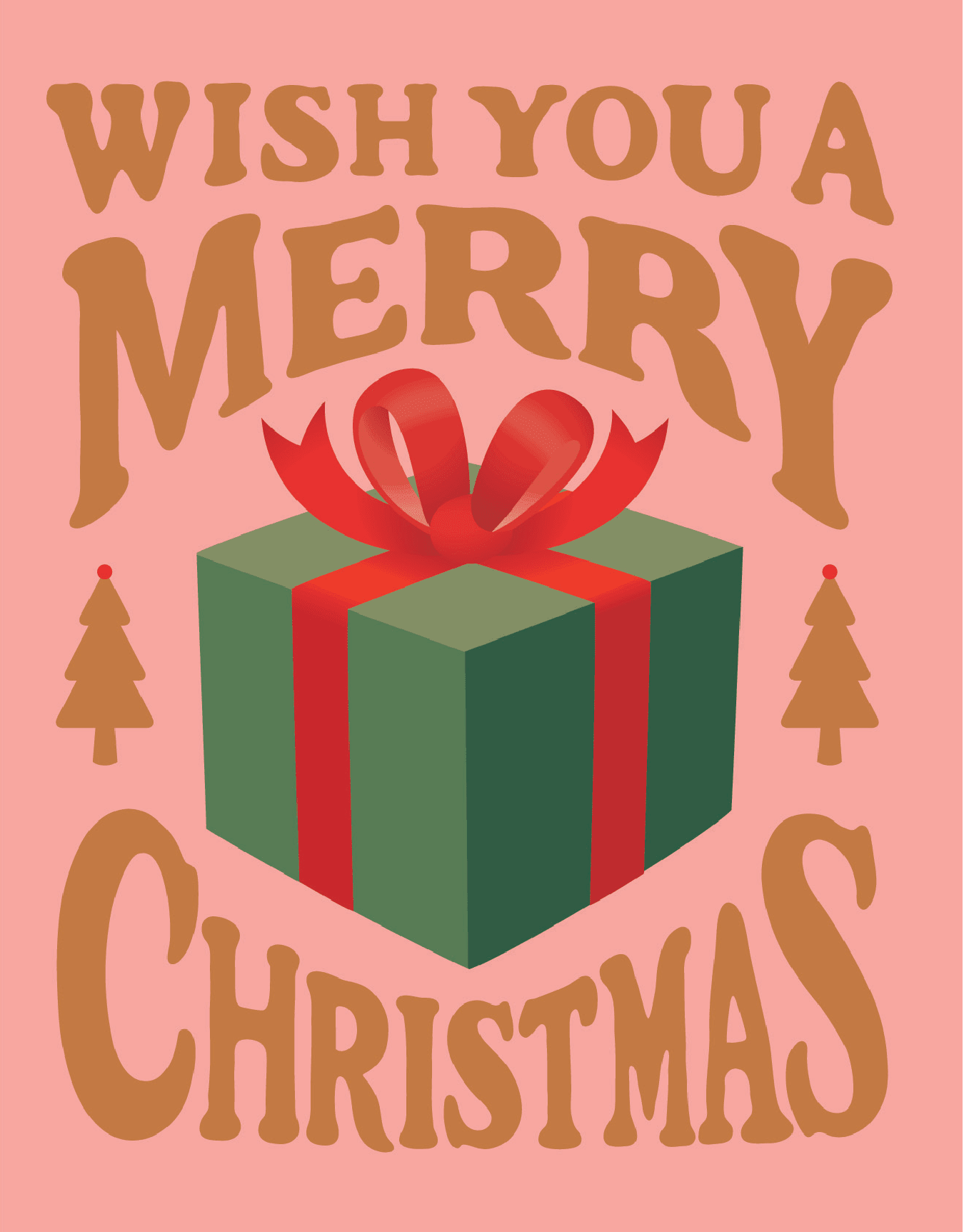 Pink Merry Christmas