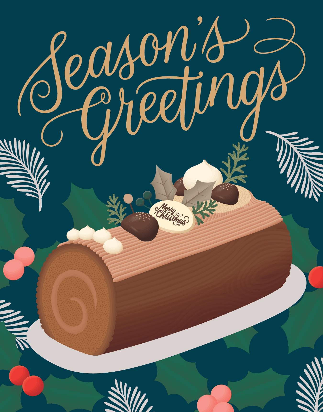 Chocolate Christmas Cake