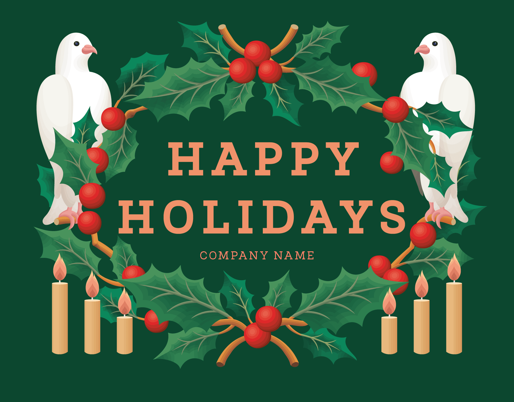 Dove Wreath
