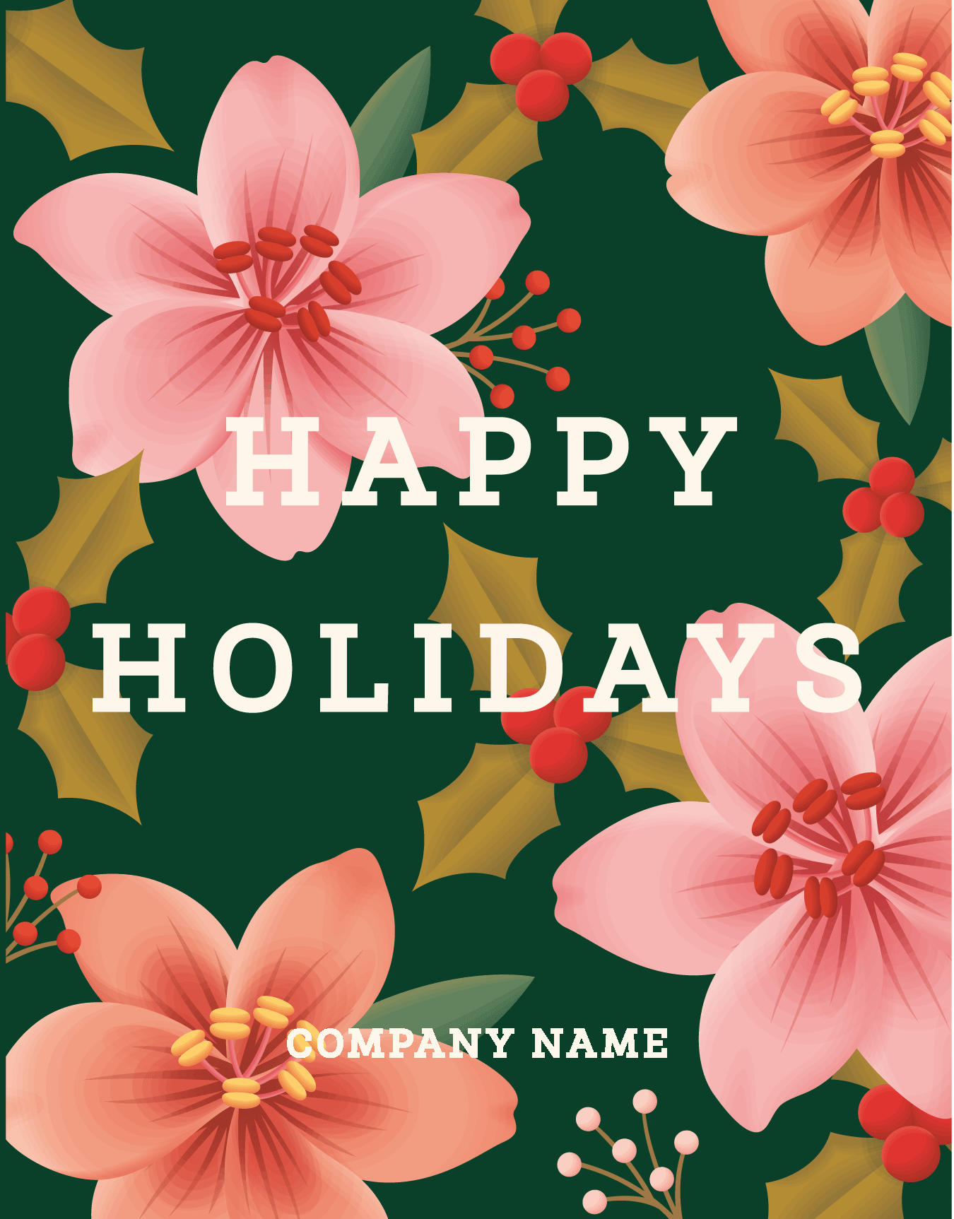 Happy Poinsettias