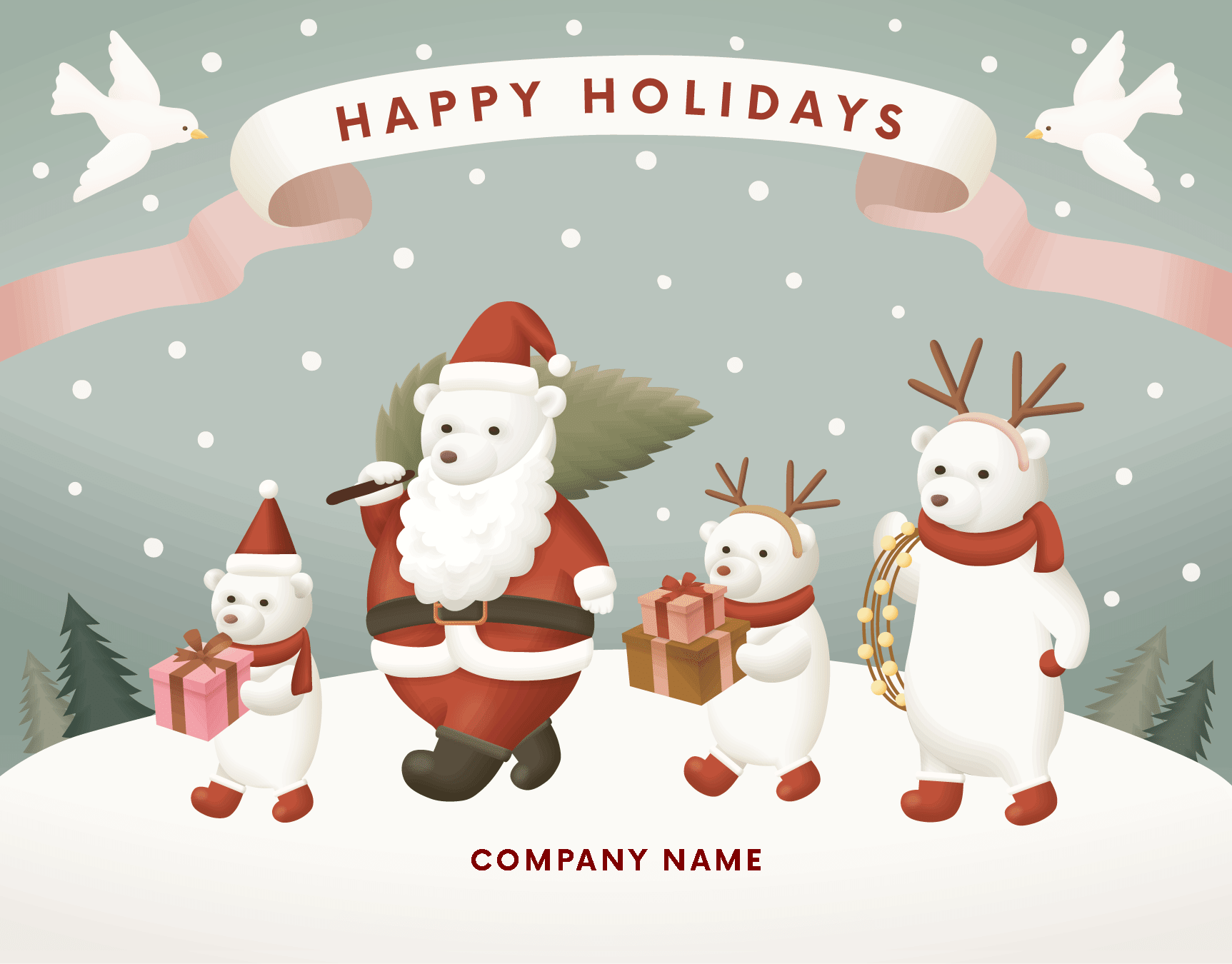 Holiday Bear Family