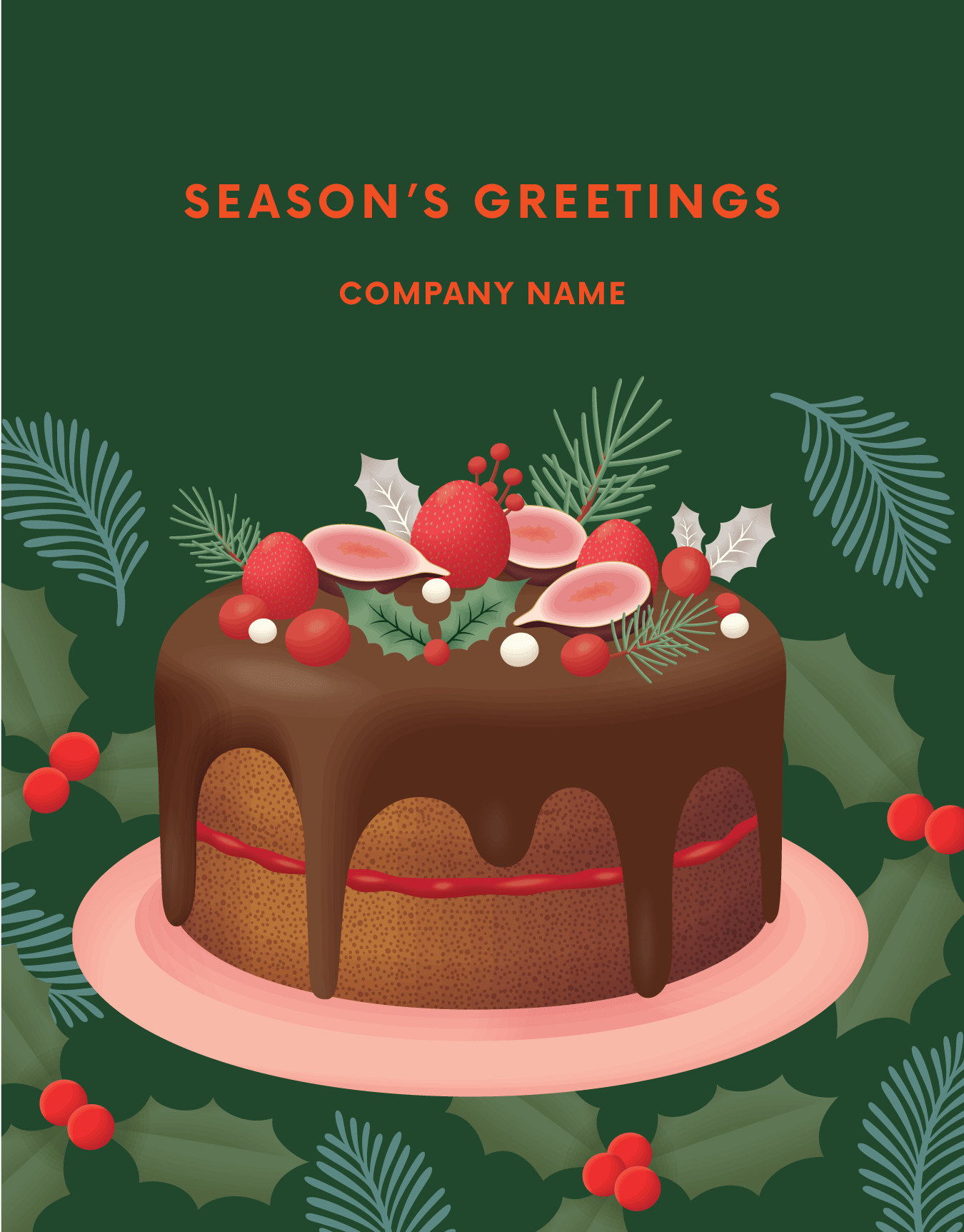 Chocolate Holiday Cake