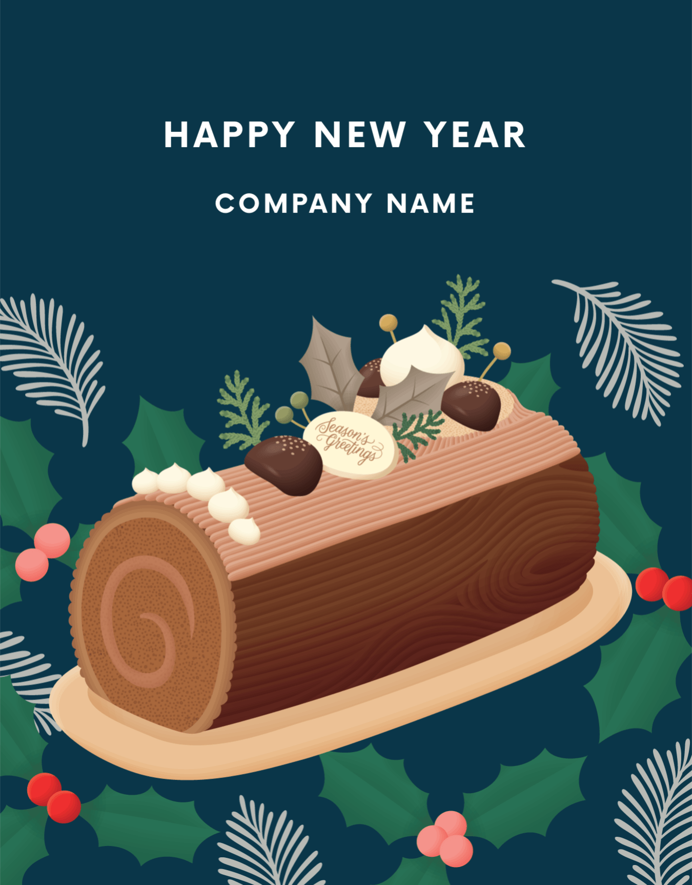 New Year Cake Roll