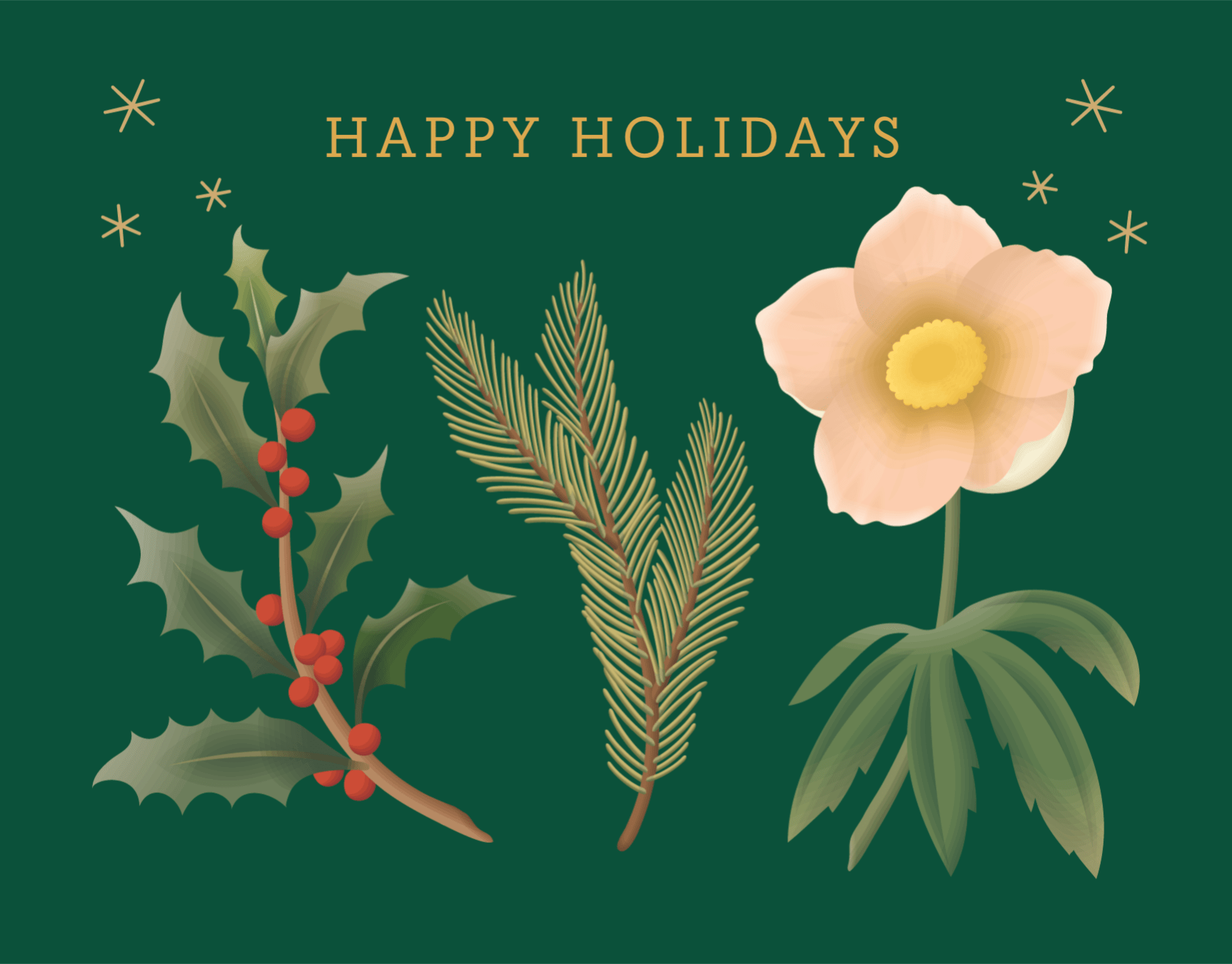 Green Holiday Plants