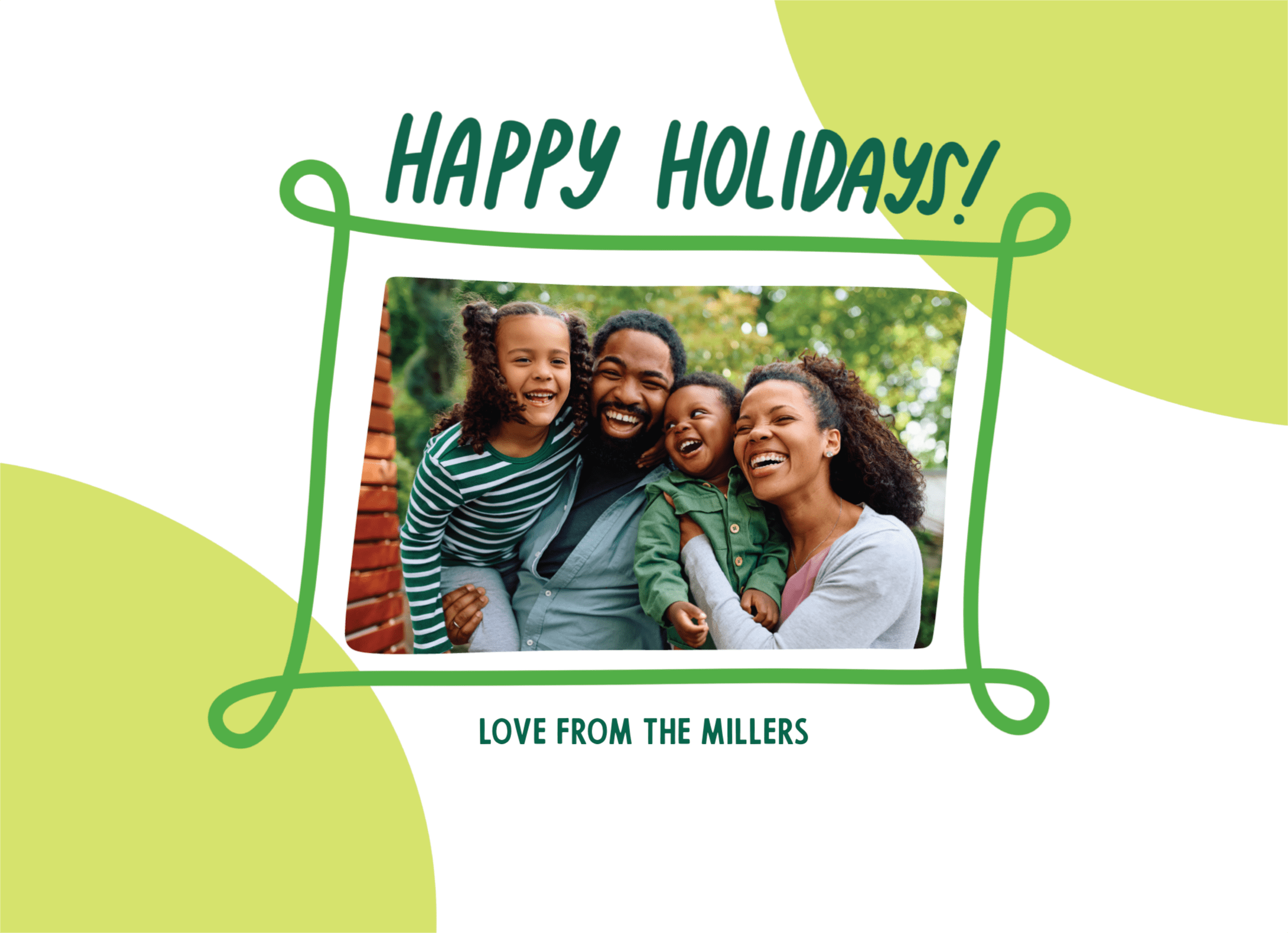 Green Happy Holidays
