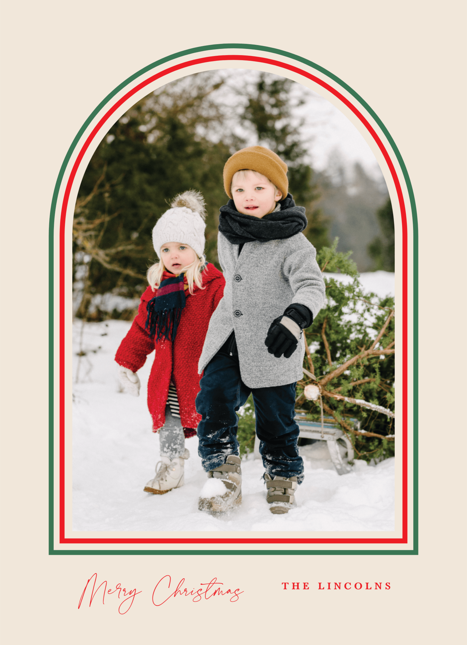 Christmas Framed Arch