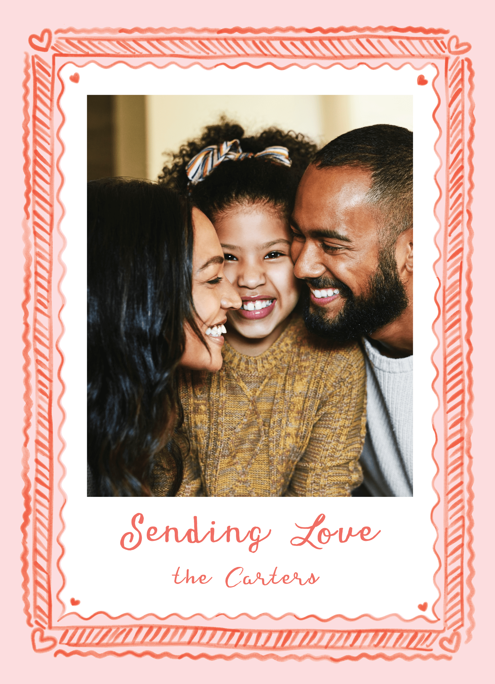 Hand Drawn Love Frame