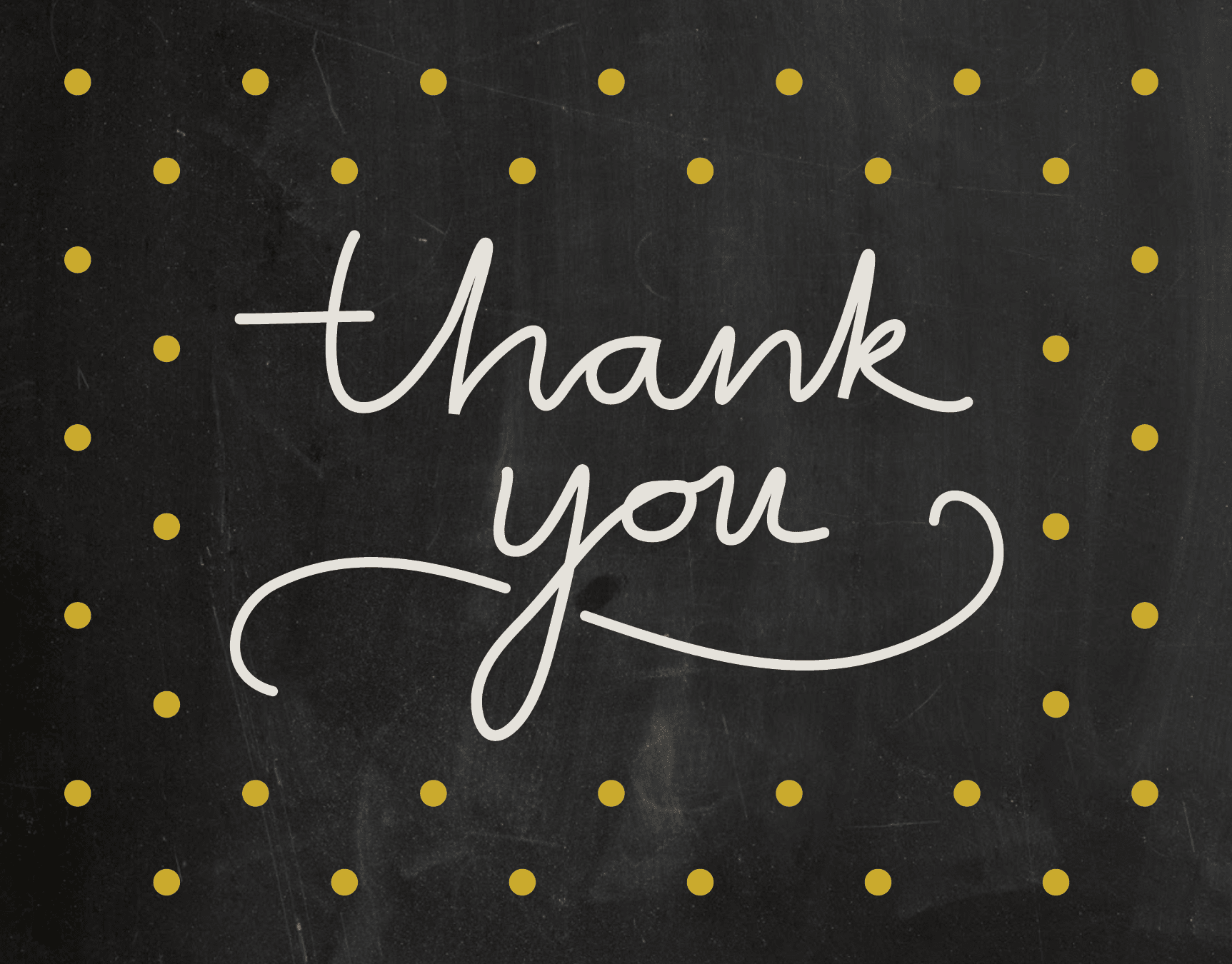 Polka Dot Thank You