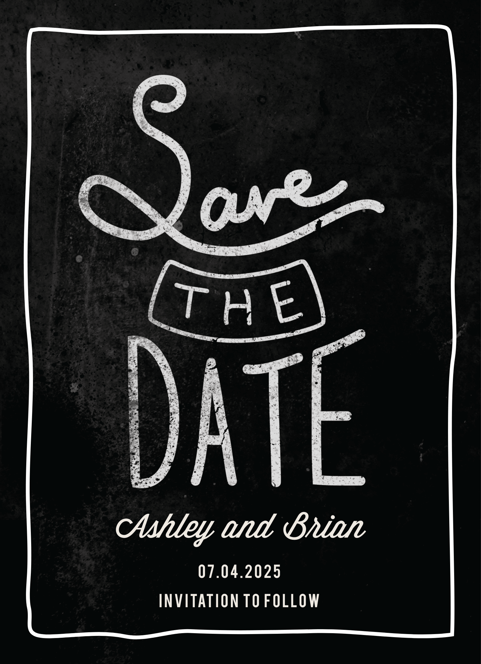 Stacked Save The Date