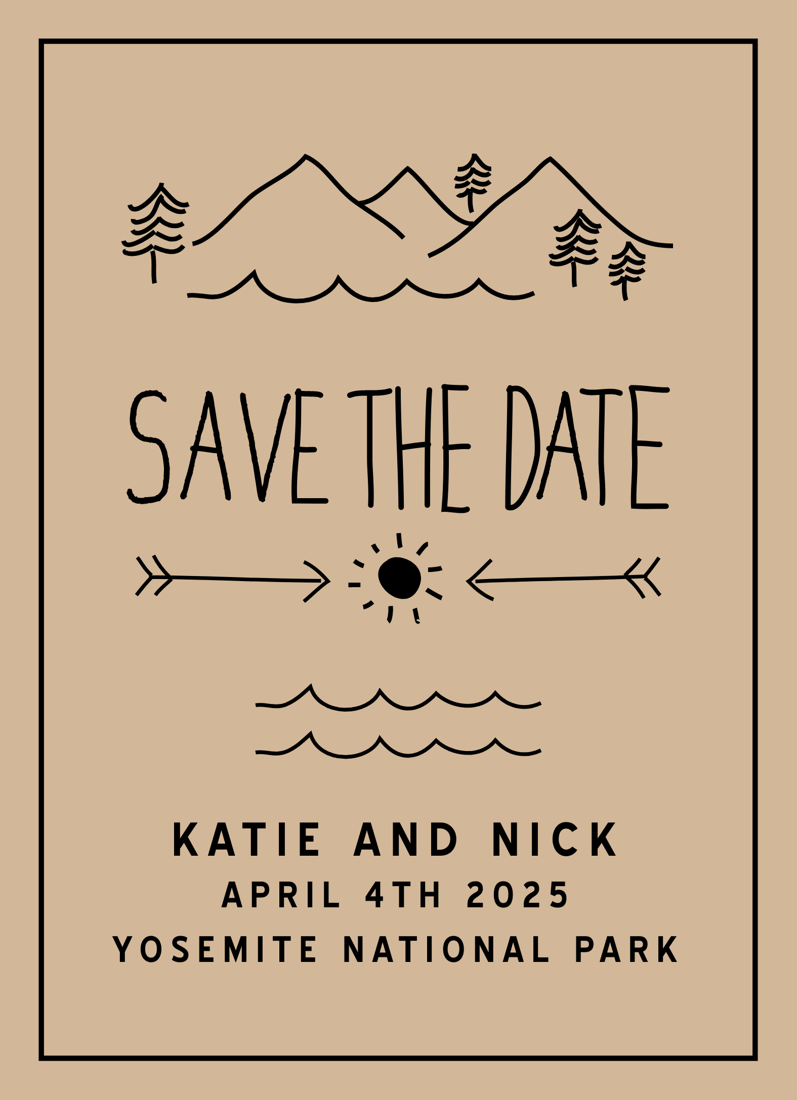 Camp Save The Date