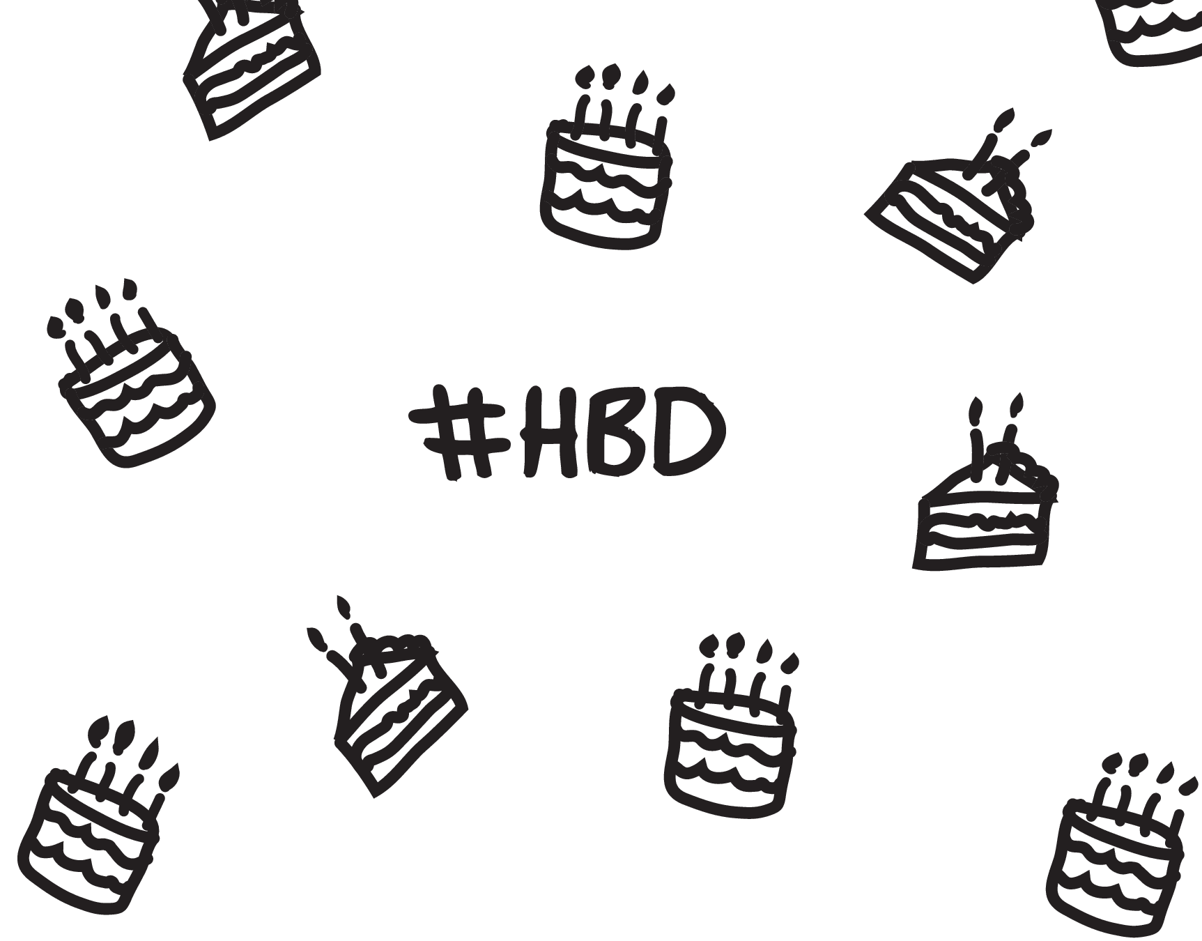 HBD Hashtag