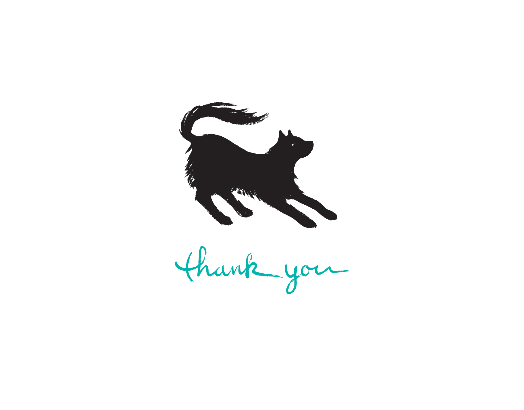 Black Cat Thanks