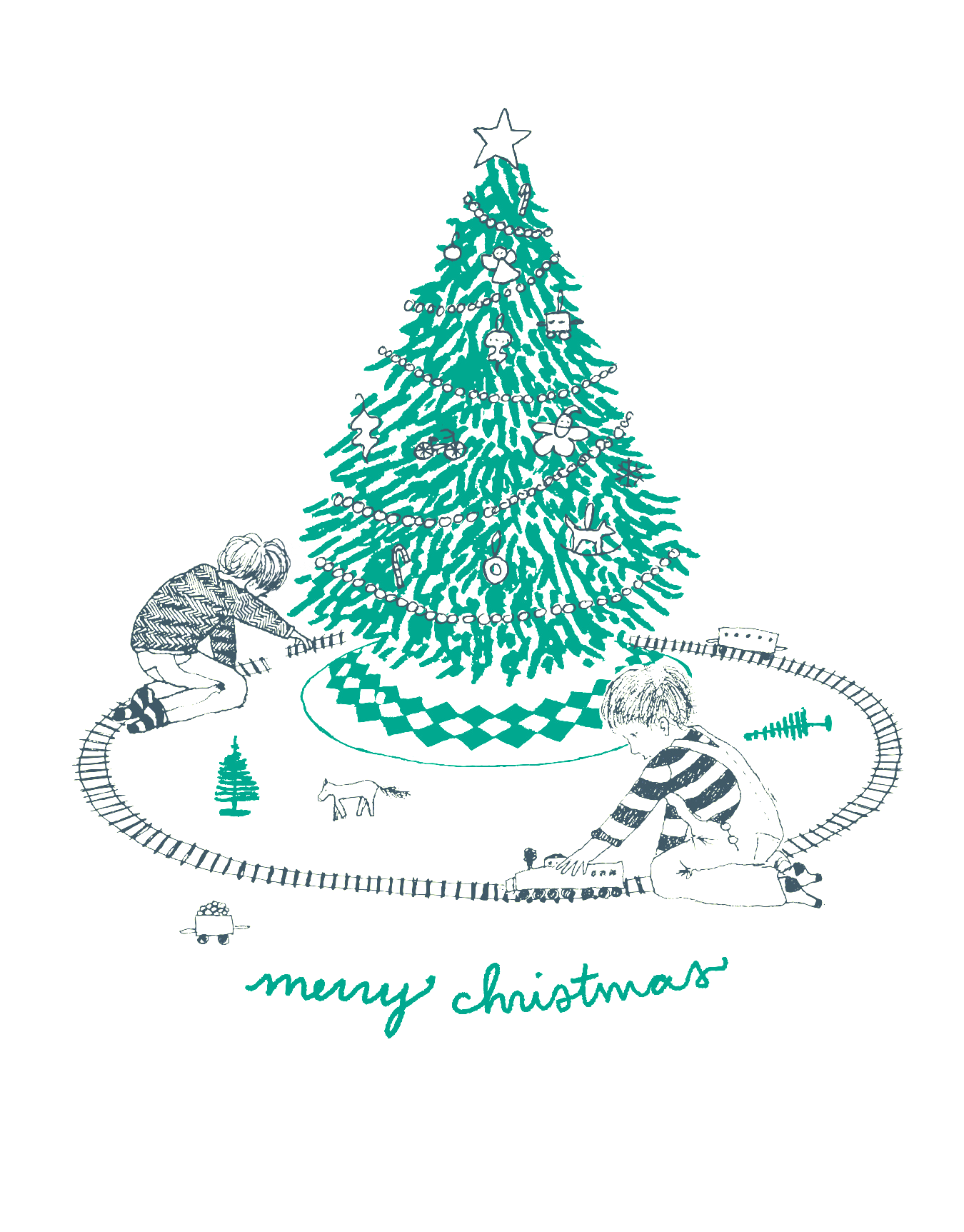 Trains Around the Tree