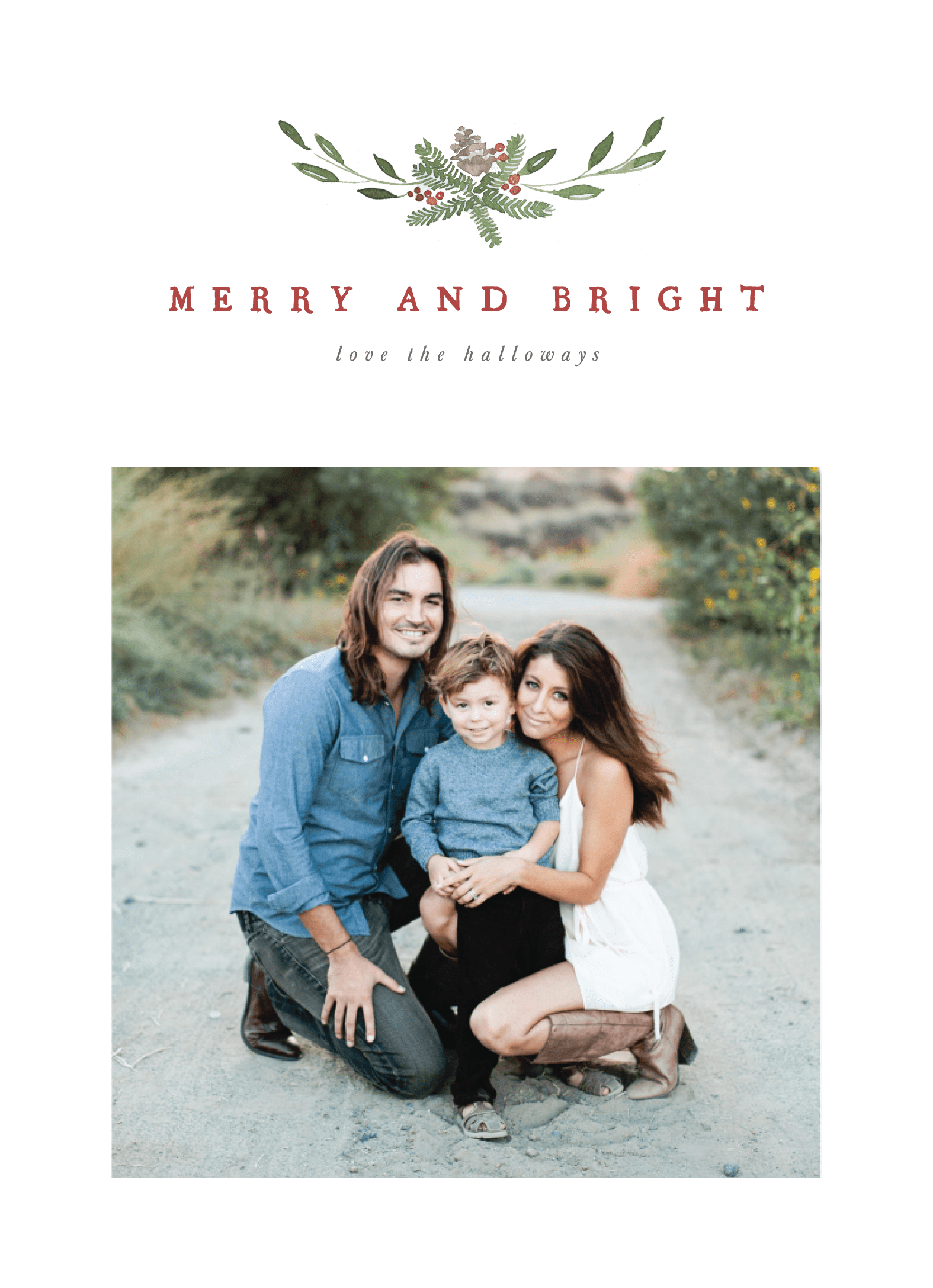 Holiday Photo Centerpiece