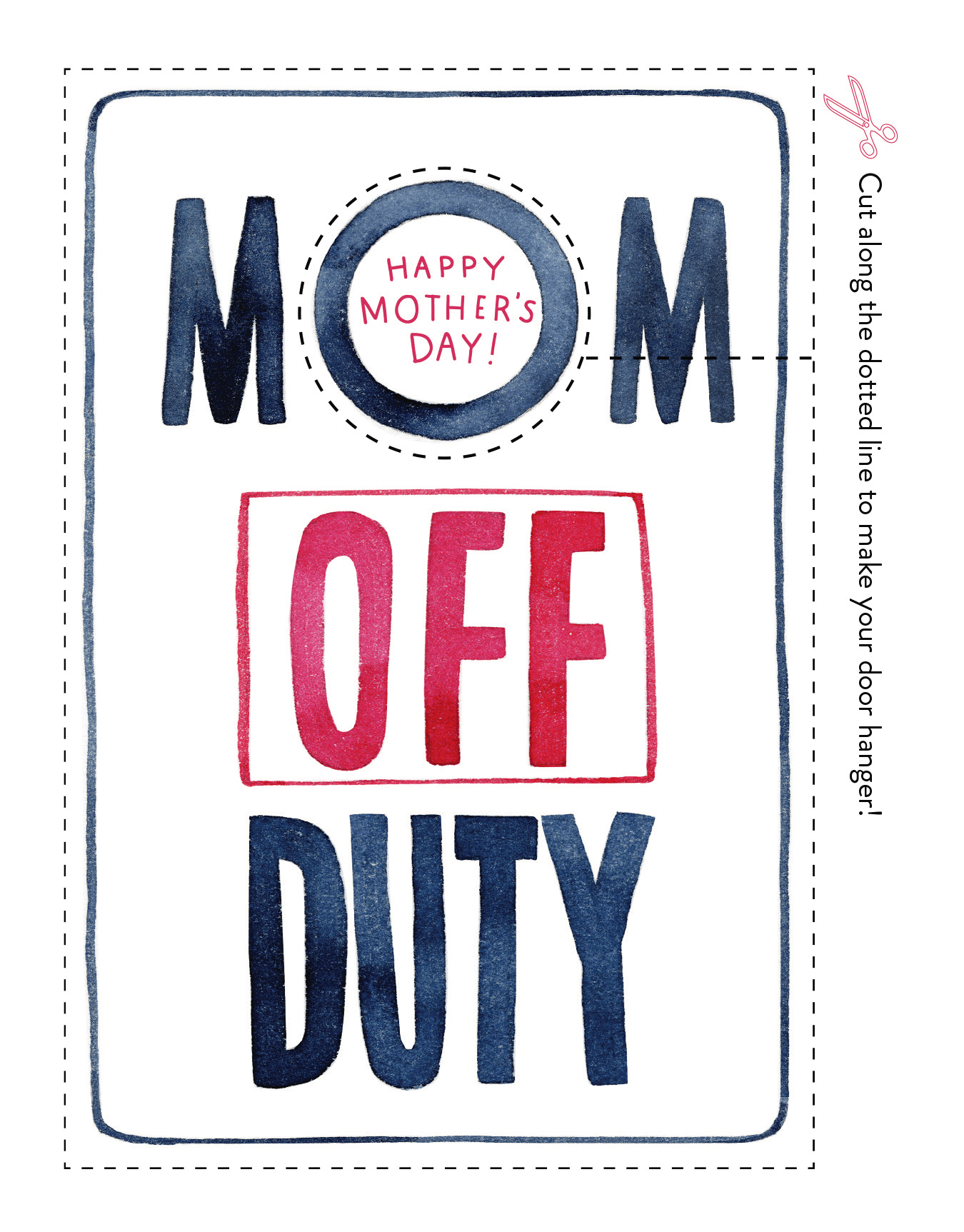 Door Hanger Mother's Day