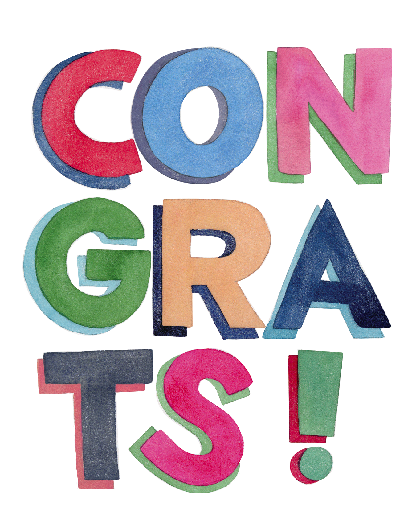 Colorful Congrats