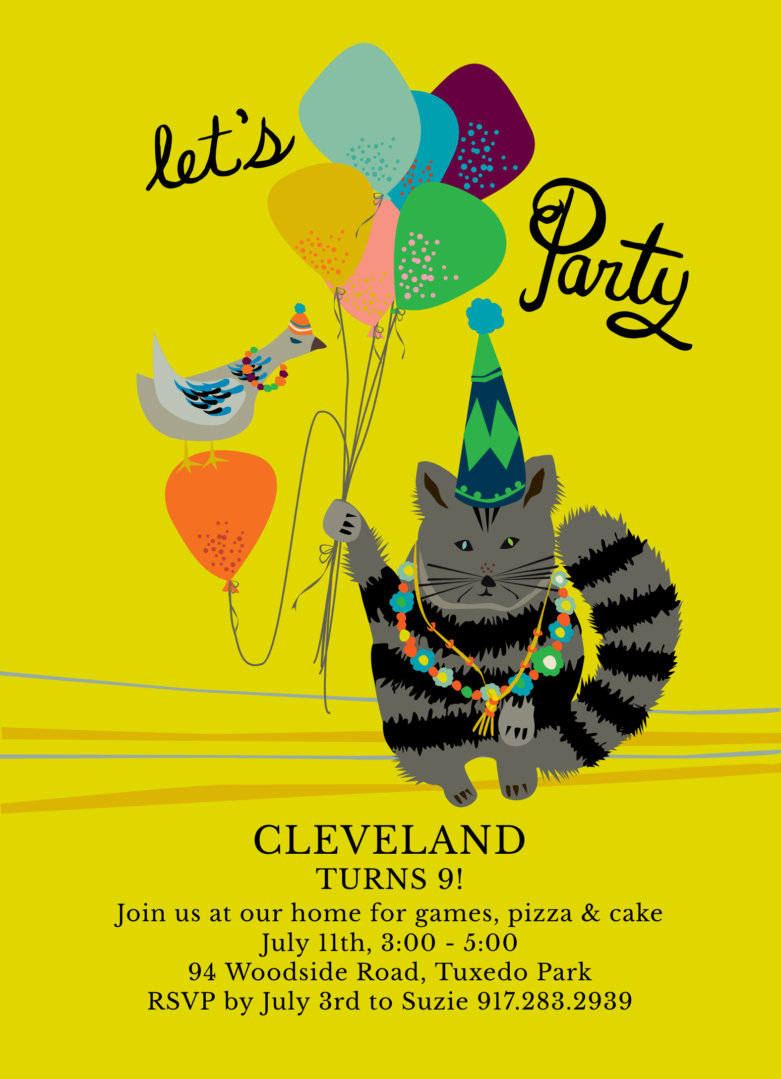 Let's Party Invite
