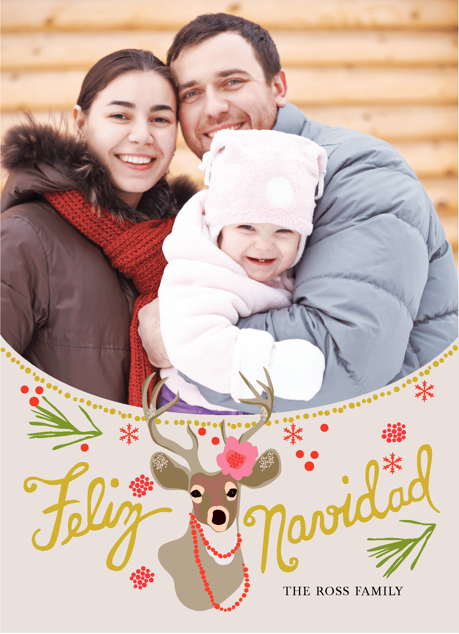 Feliz Navidad Deer