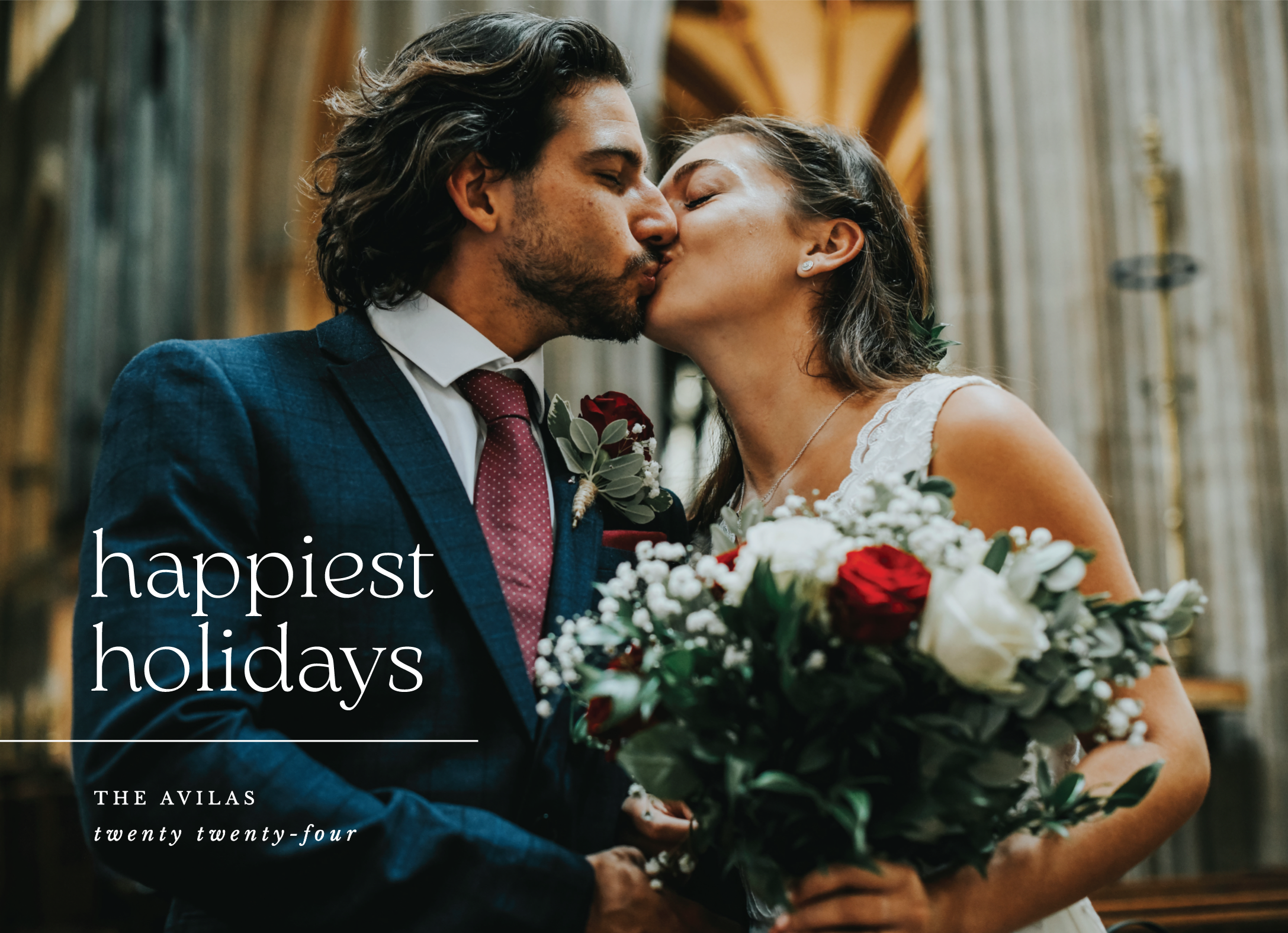 Newlywed Holiday Framed