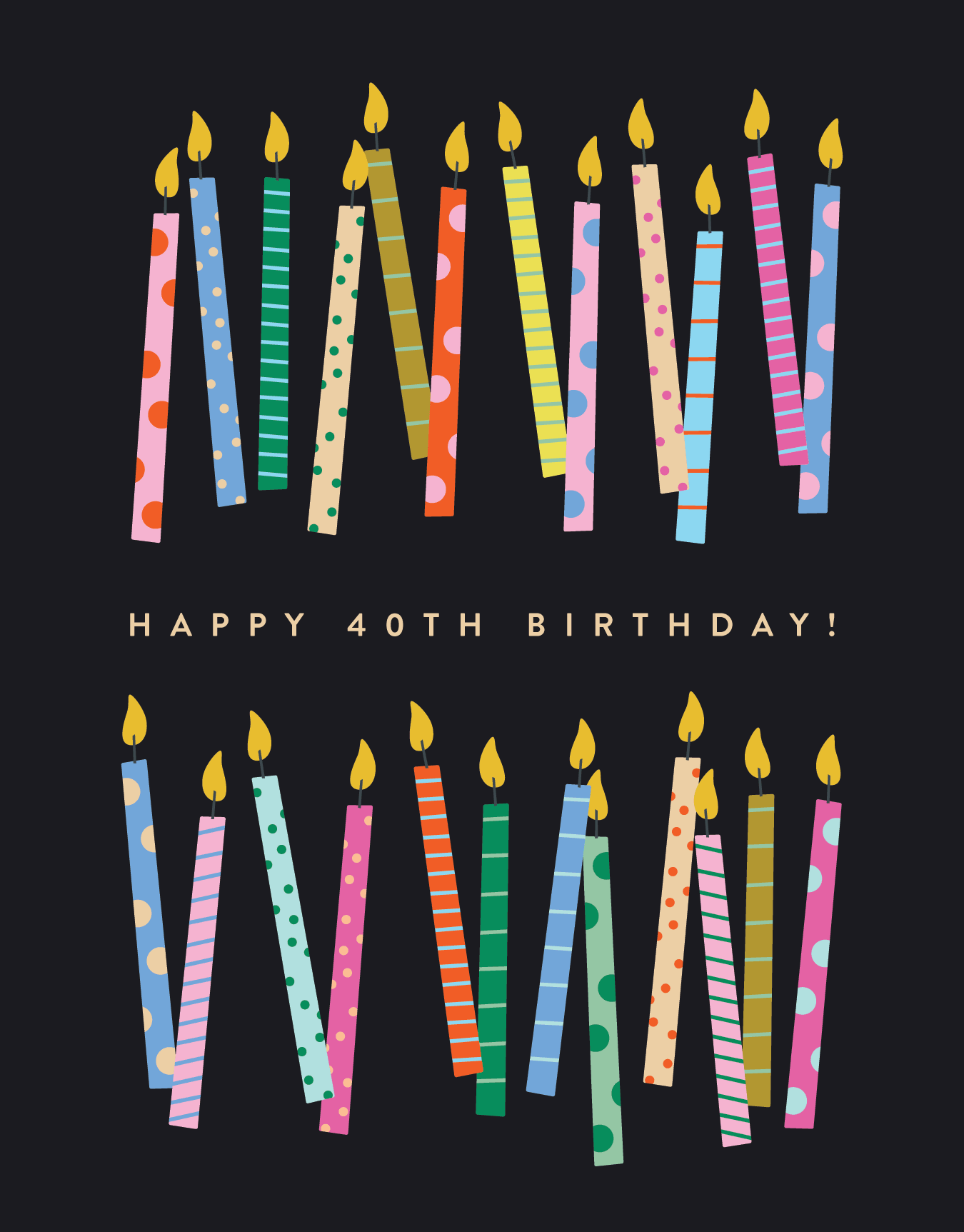 Birthday Candles Custom Number