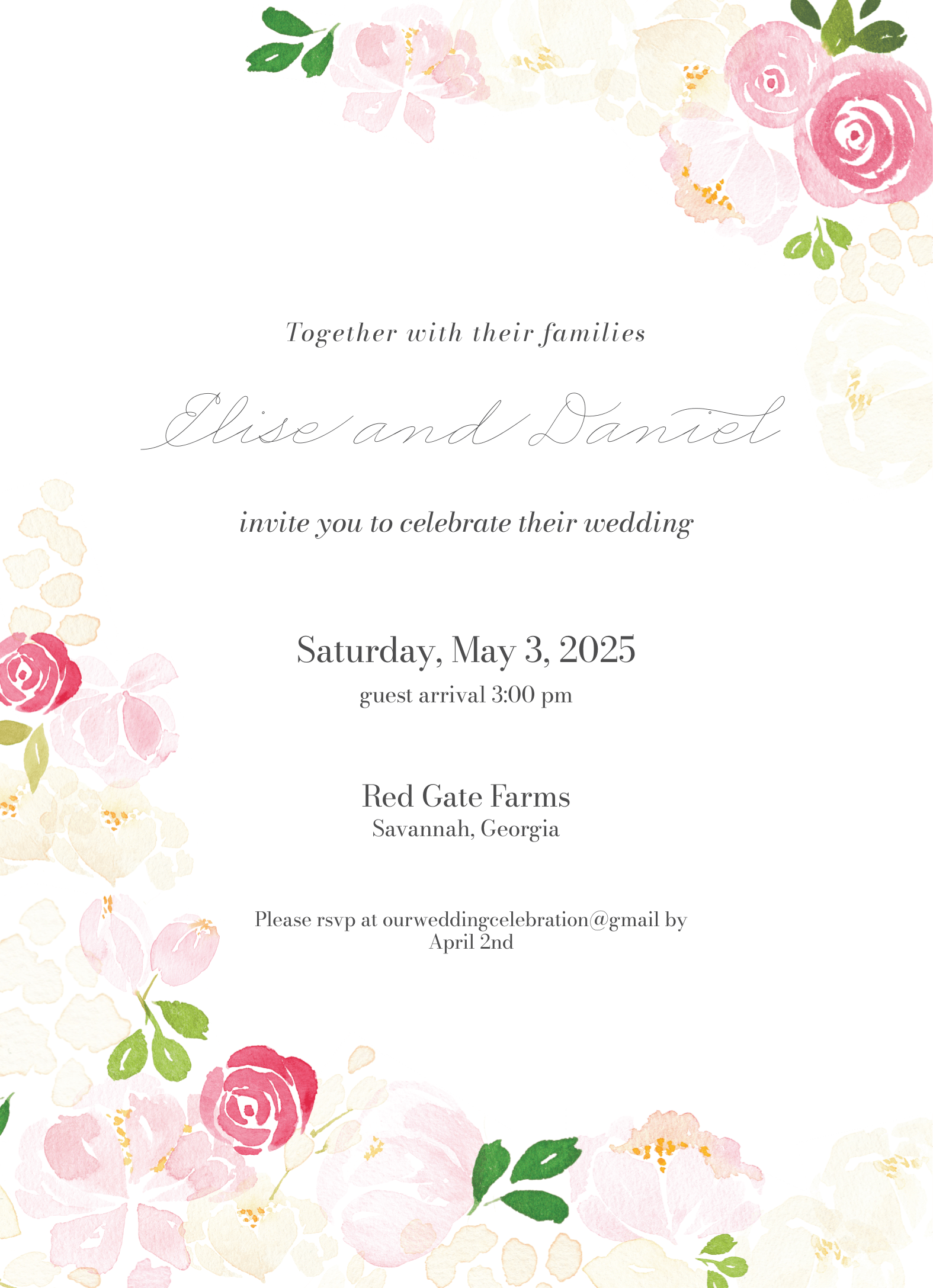 Soft Floral Wedding