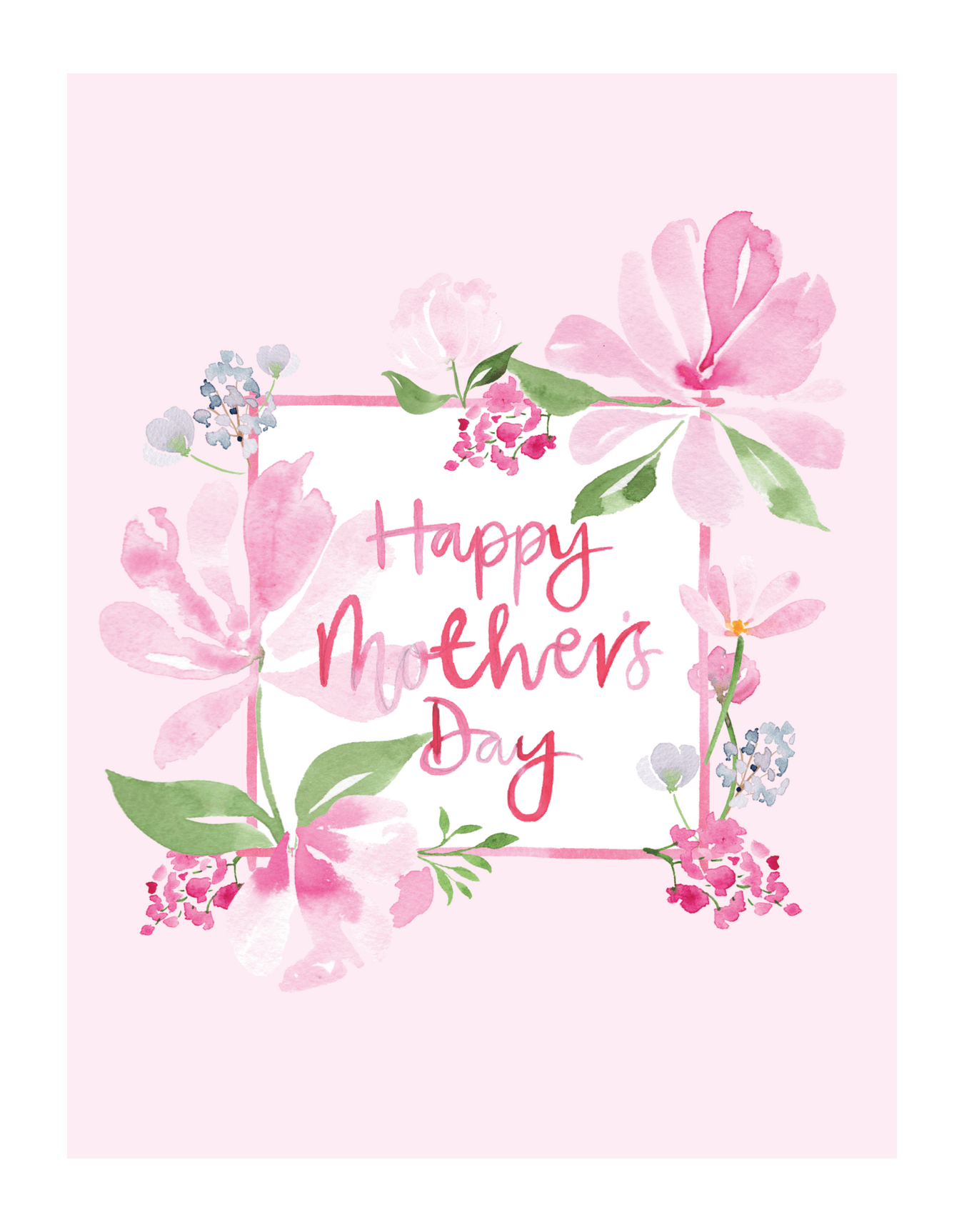 Pink Floral Mother's Day
