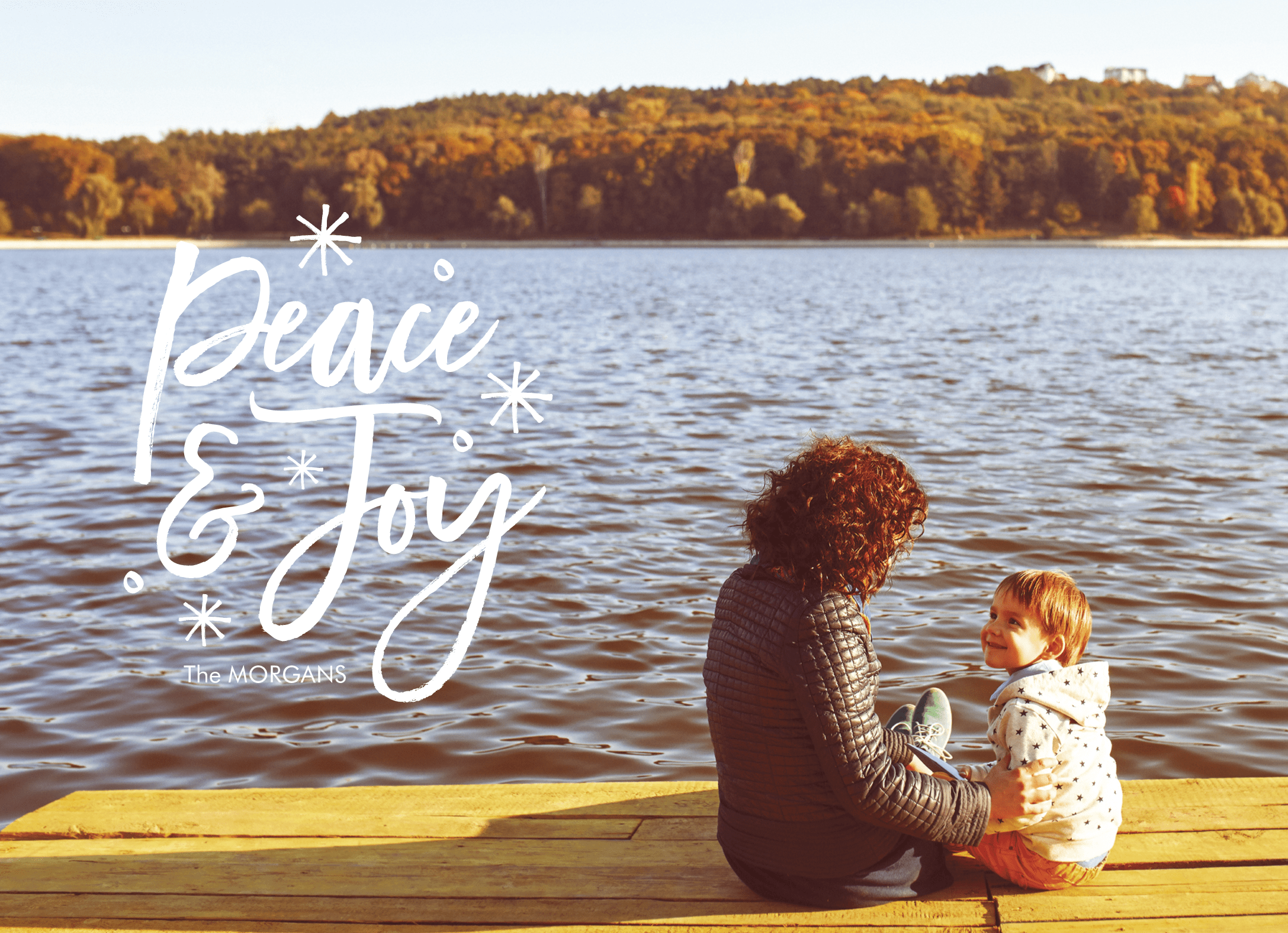 Peace Joy Snowflakes