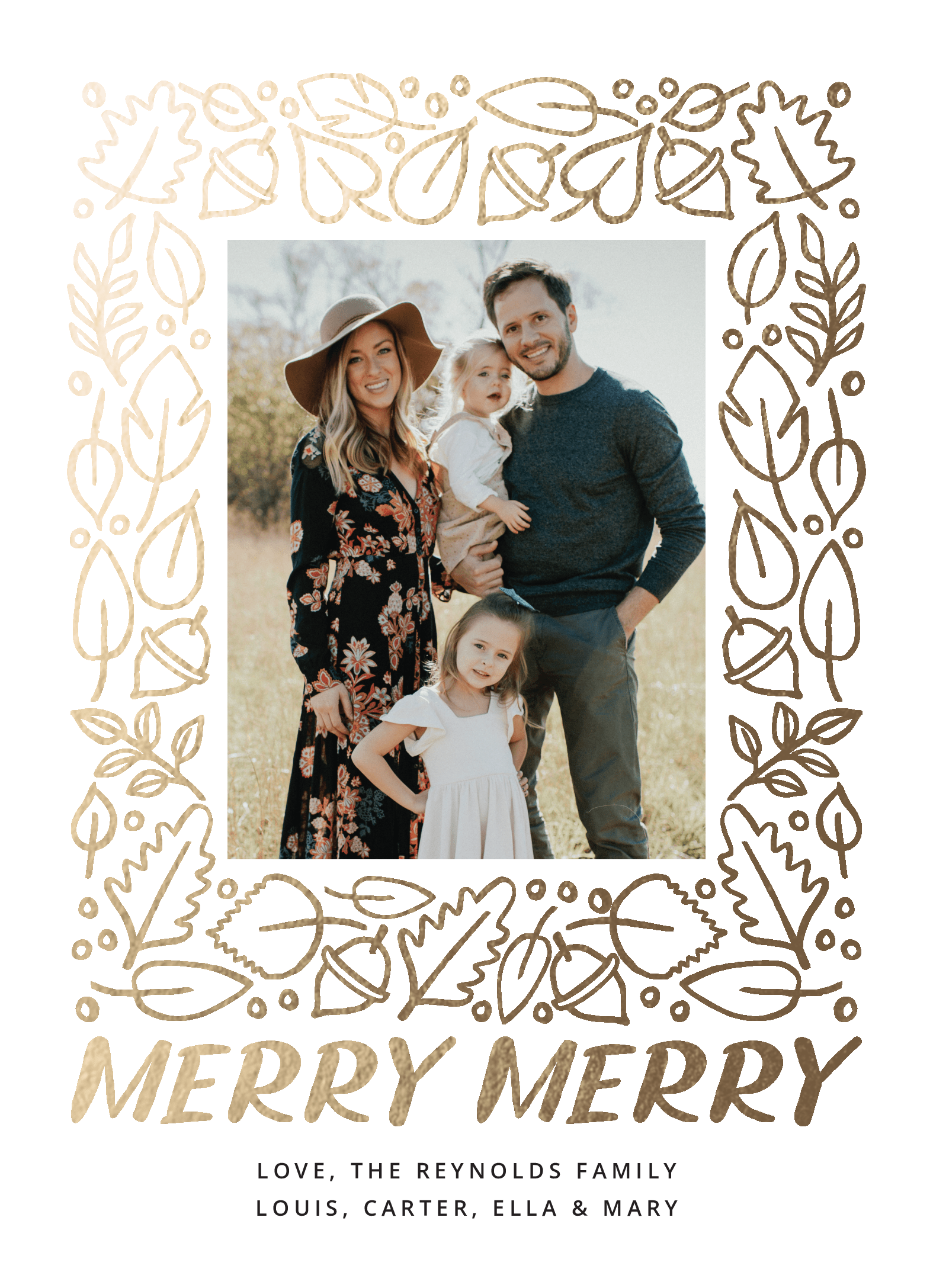 Gold Frame Merry
