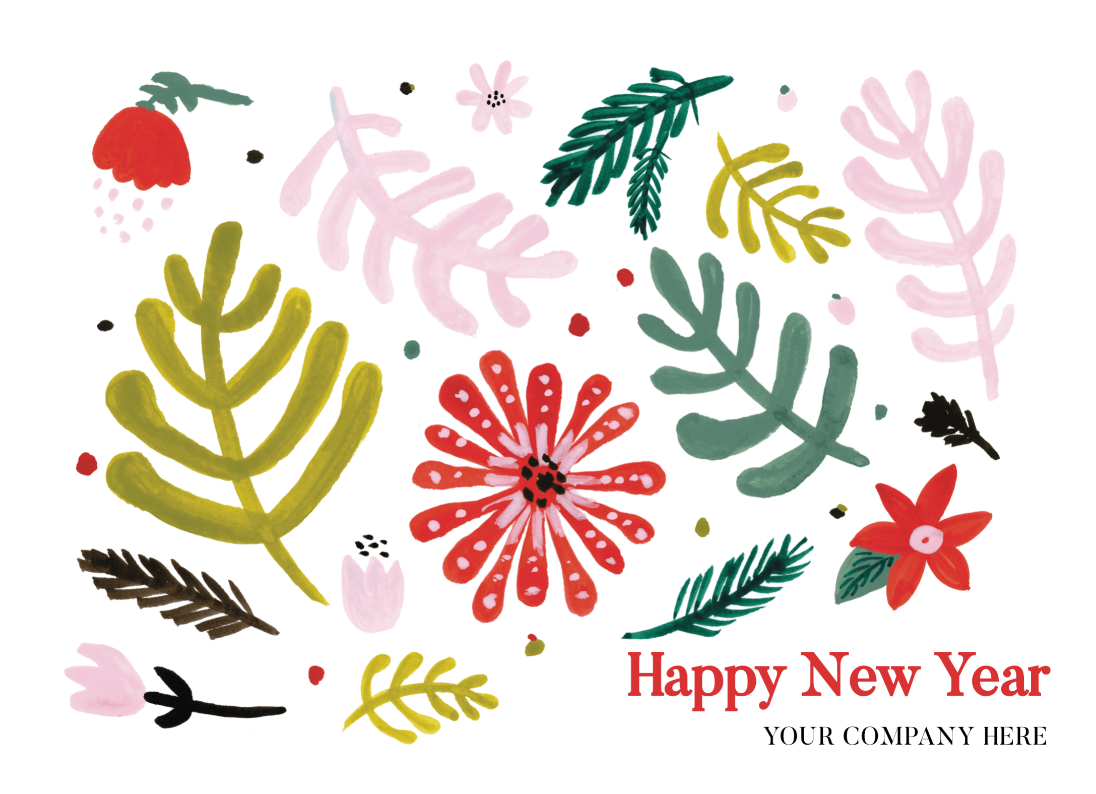 Floral Toss New Year