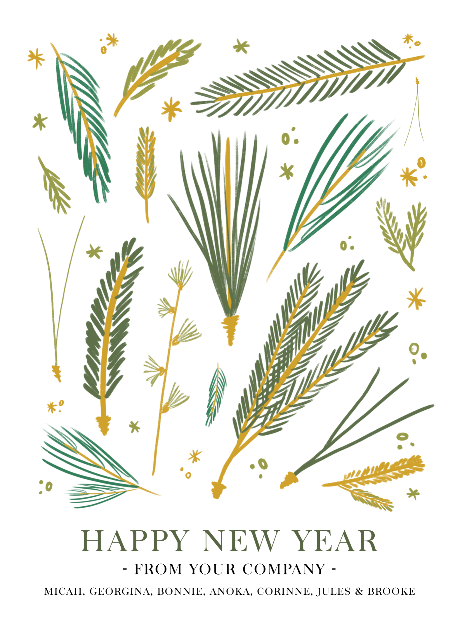 Pine Study New Year