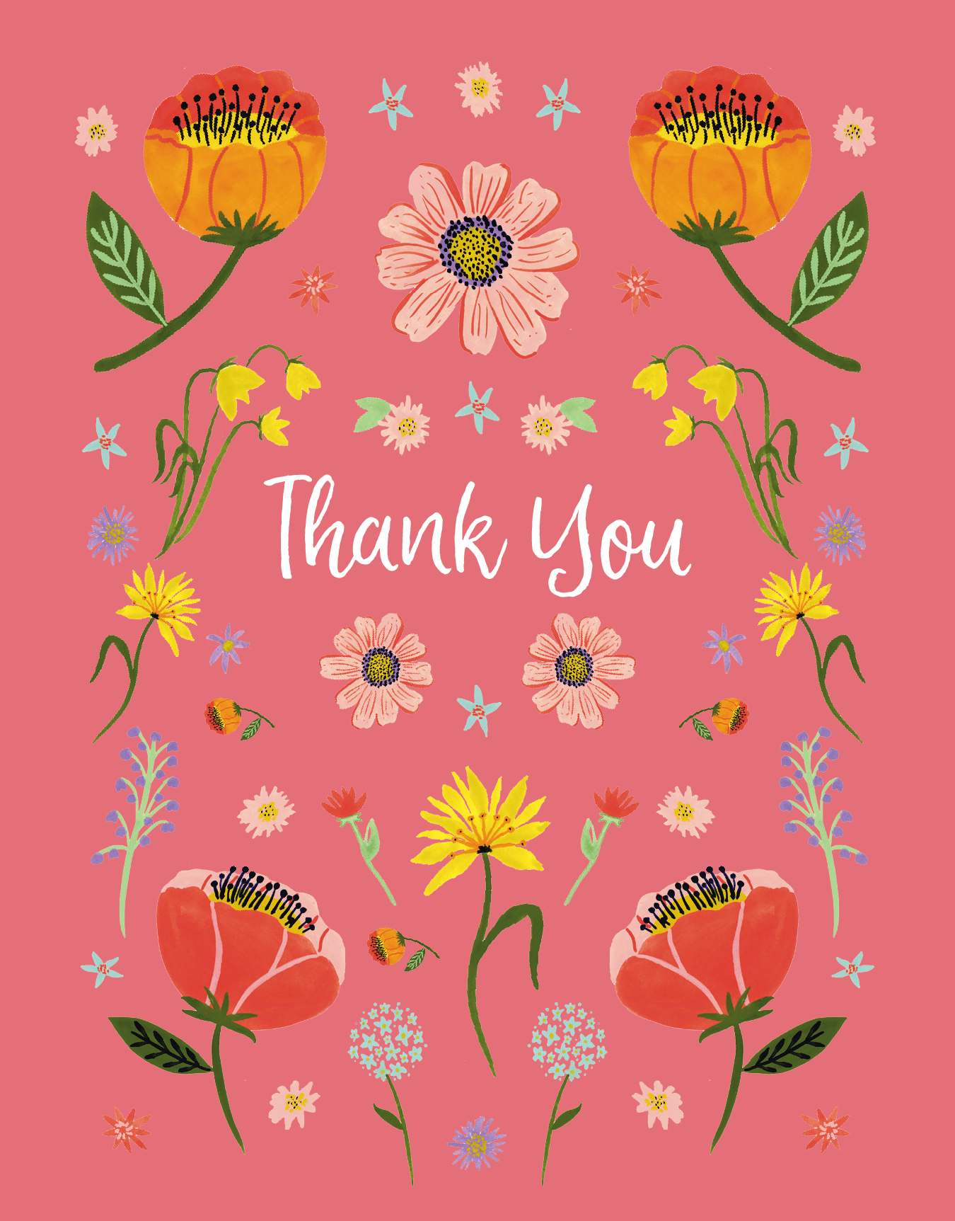 Floral Corners Thank You