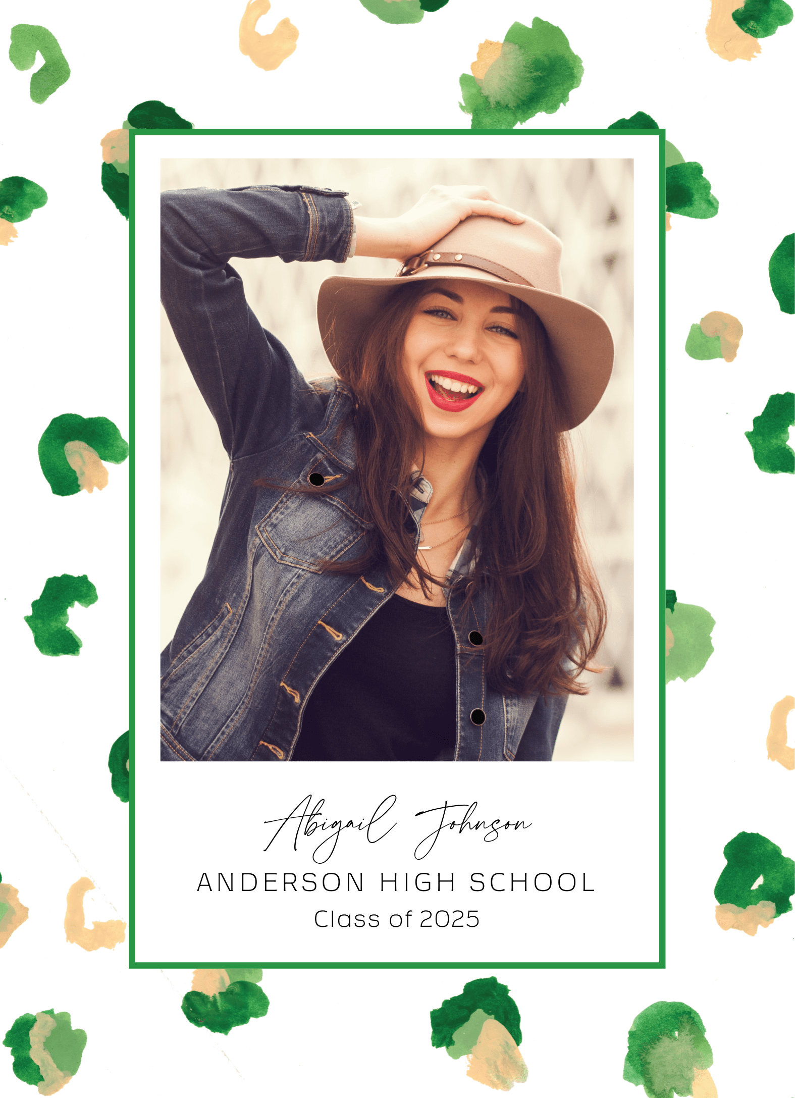 Green Leopard Print