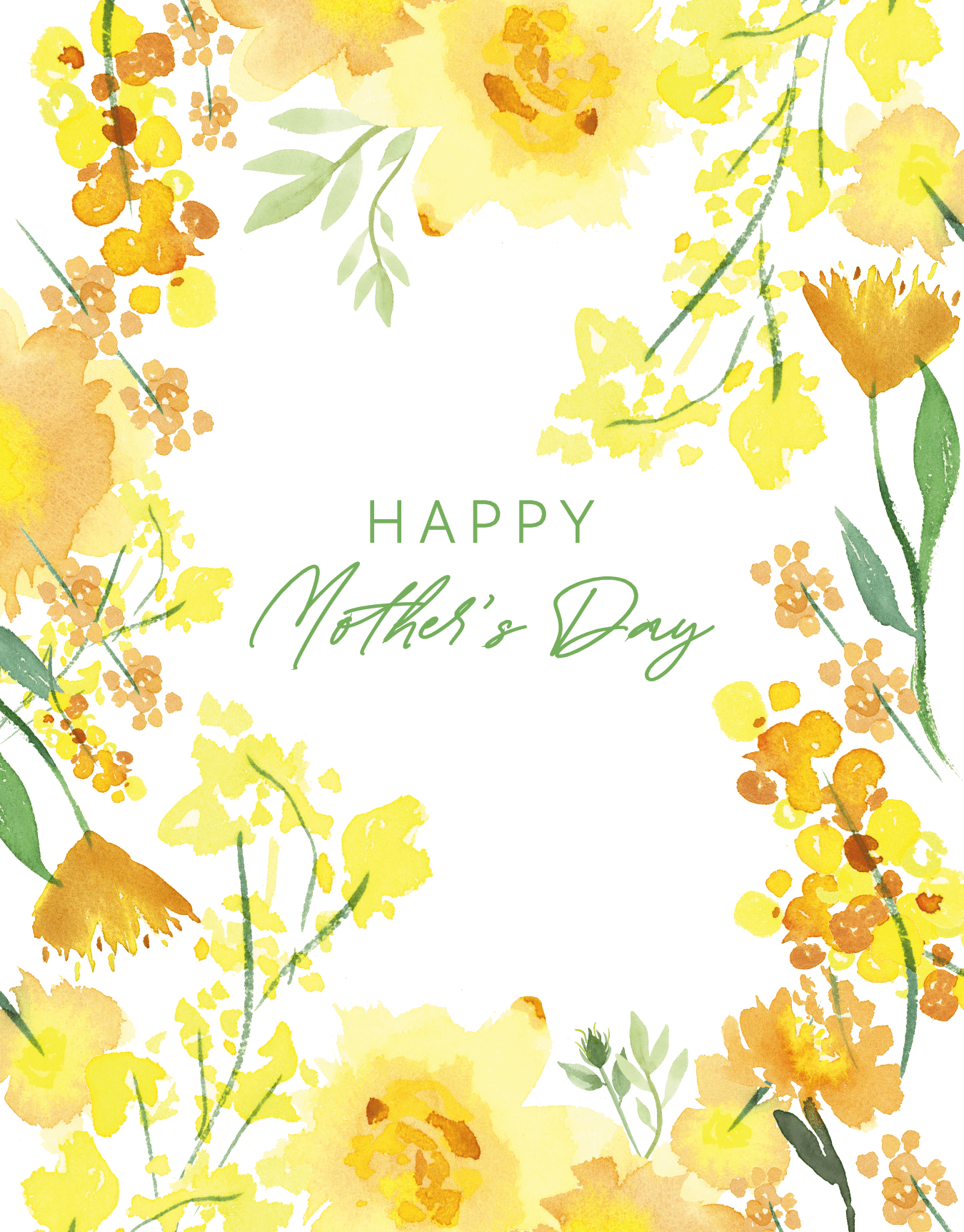 Yellow Floral Mother's Day