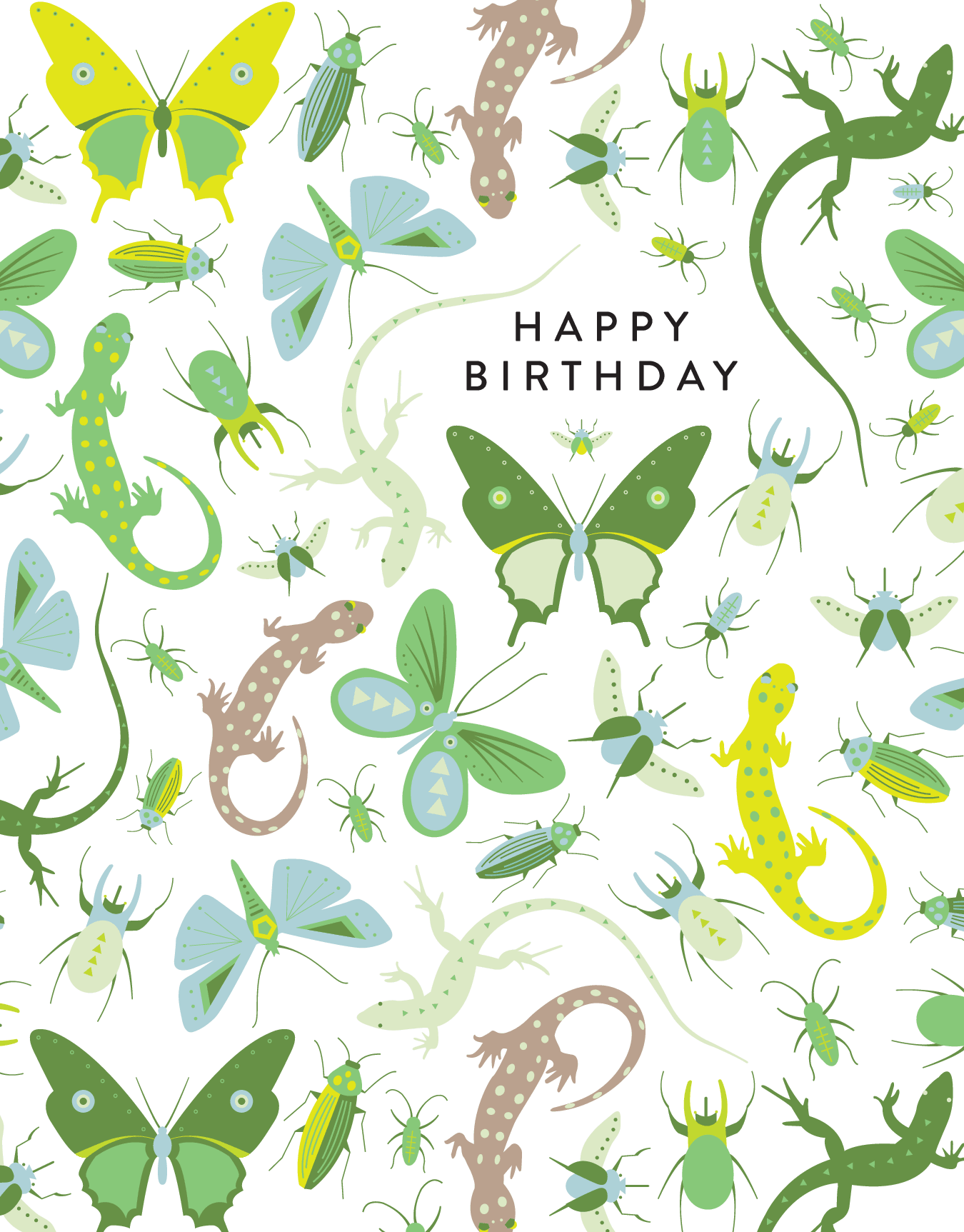 Bugs And Lizards Birthday