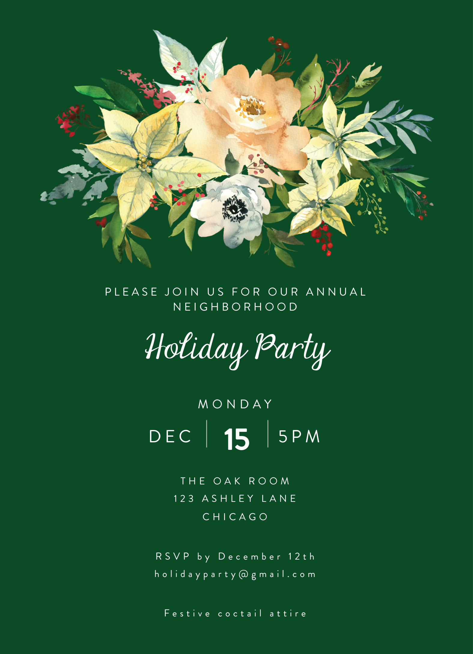 Festive Bouquet Topper