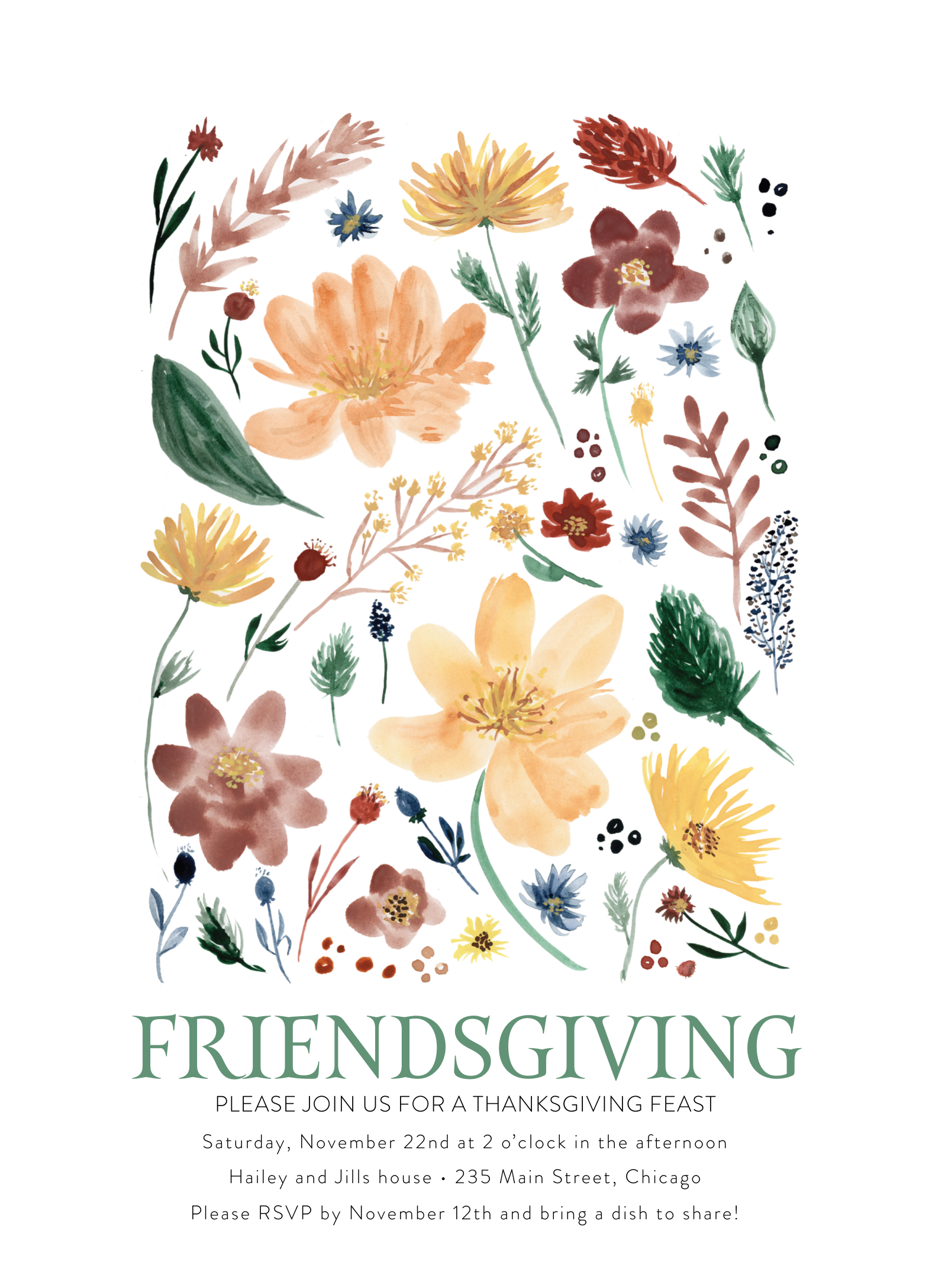 Friendsgiving Invitation