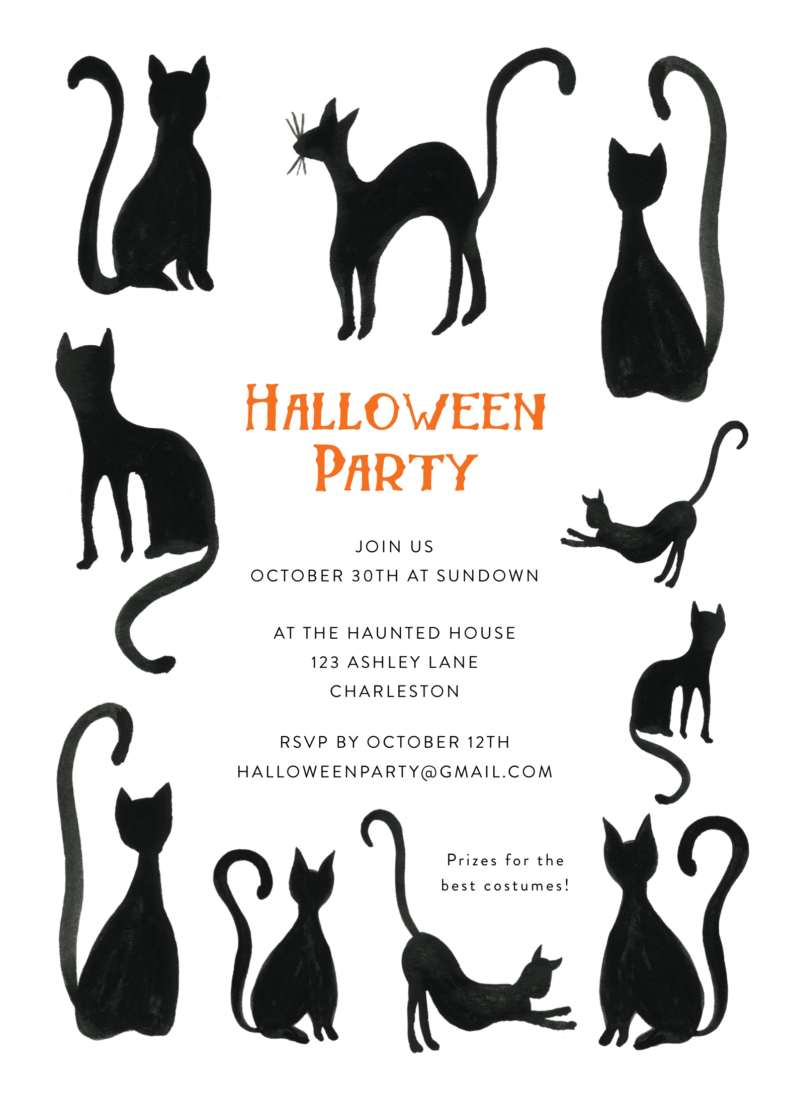 Halloween Party Cats