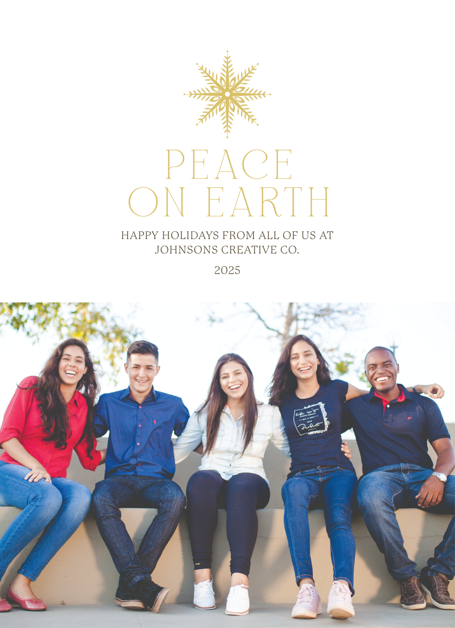 Peace On Earth Snowflake