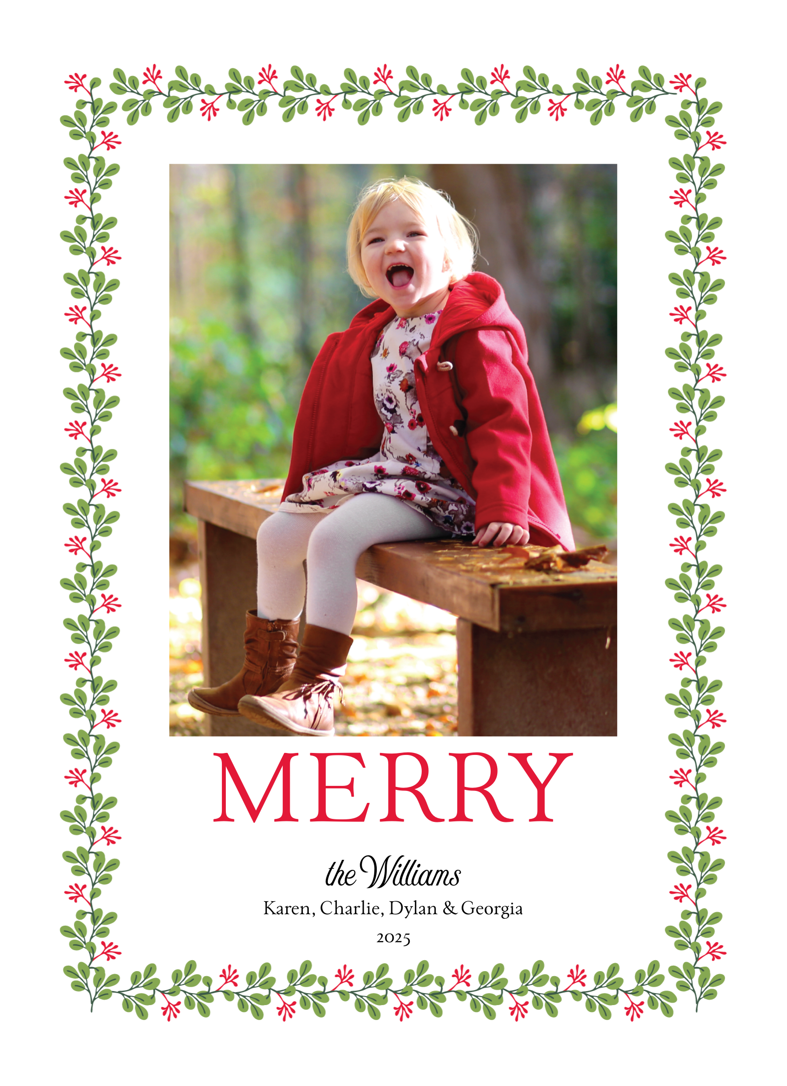 Merry Garland Border