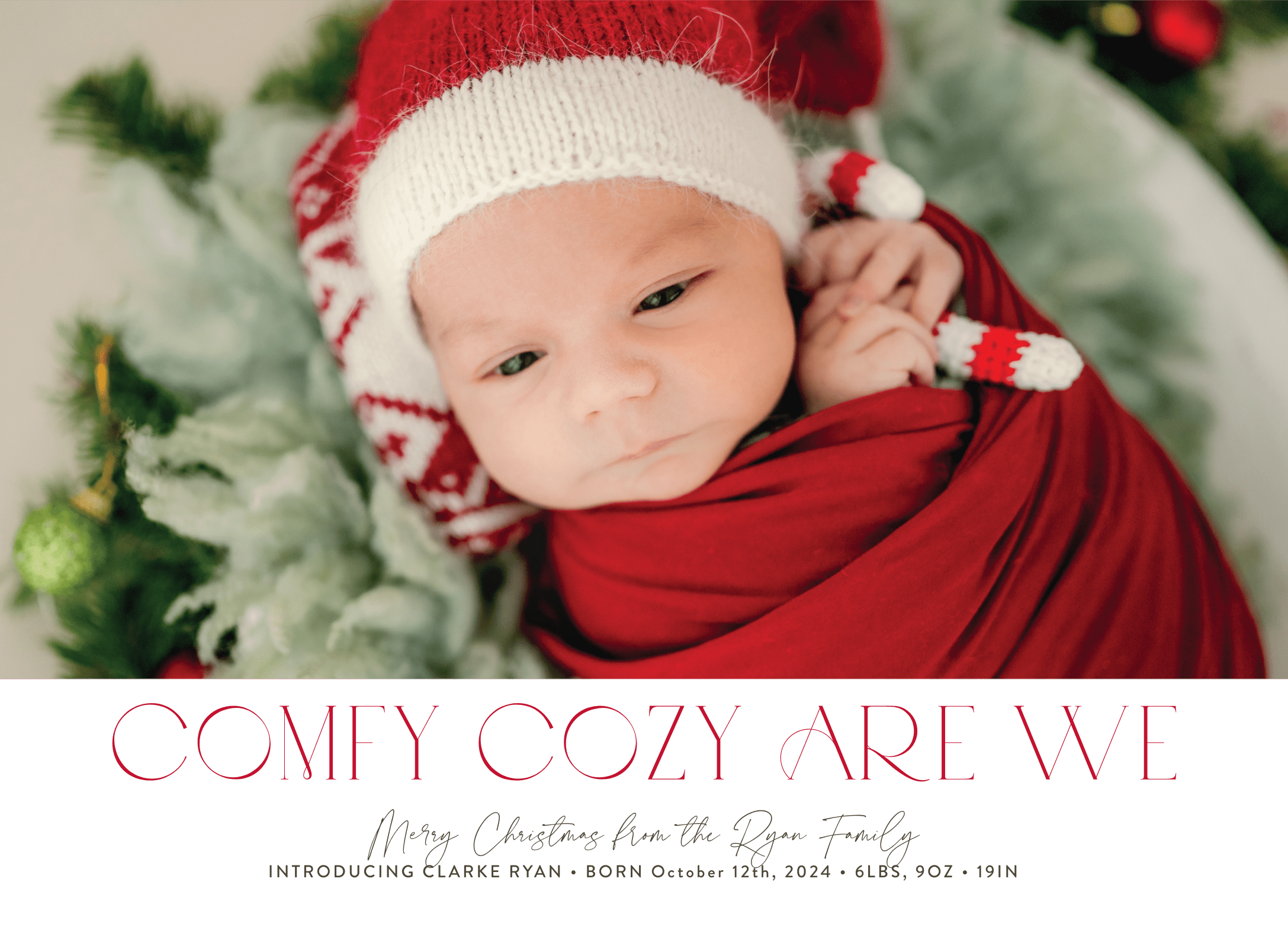 Comfy Cozy Are We