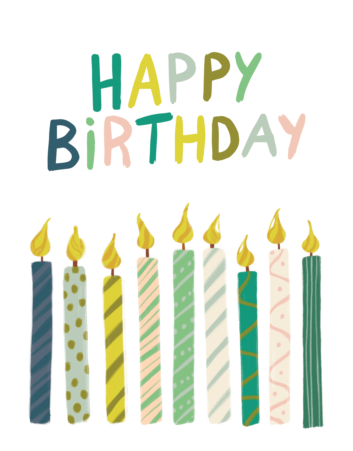 Happy Birthday Candles