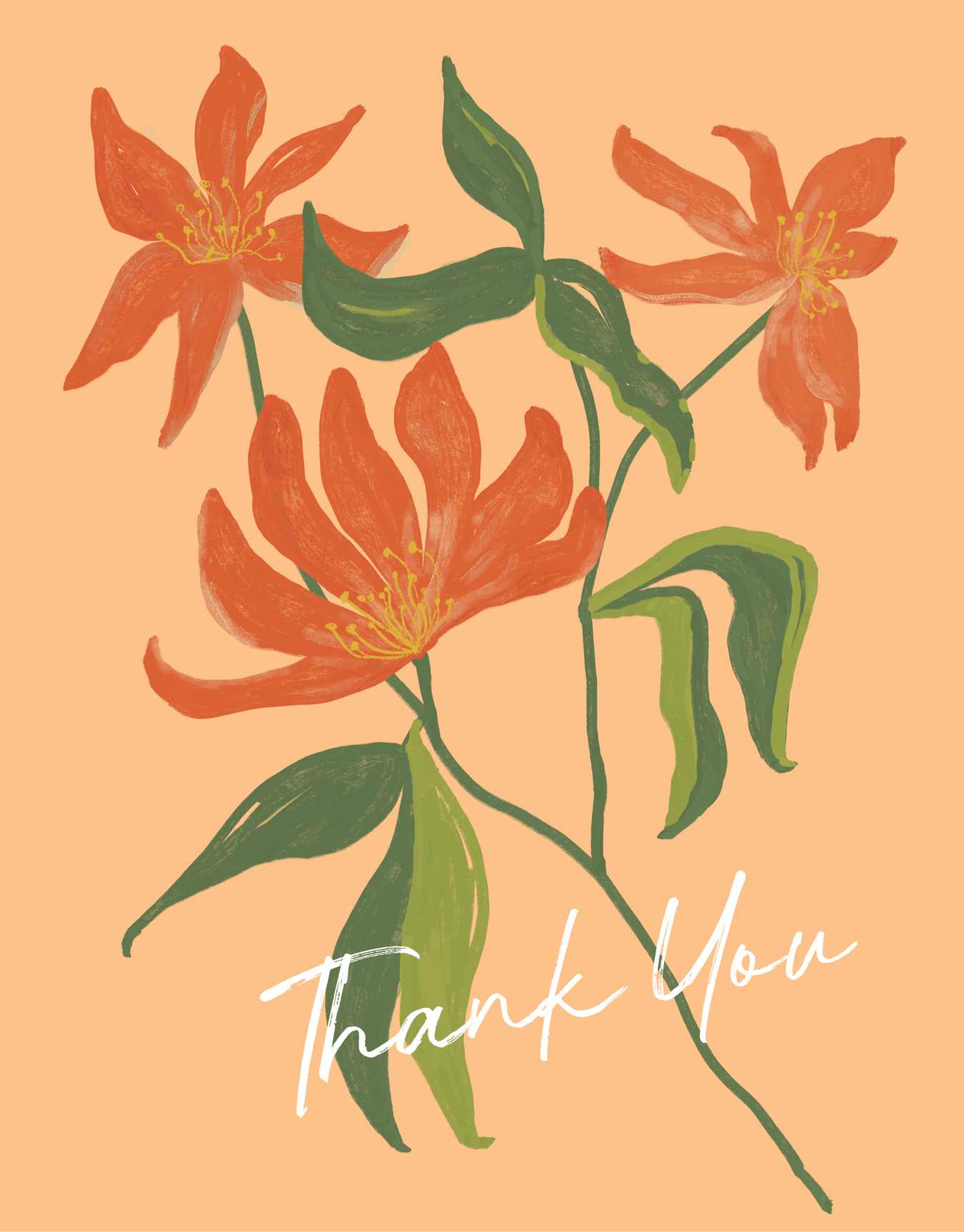 Warm Bouquet Thank You