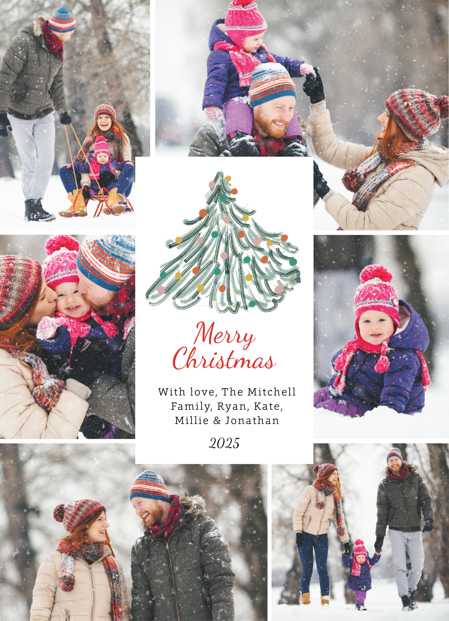6 Photo Christmas Tree
