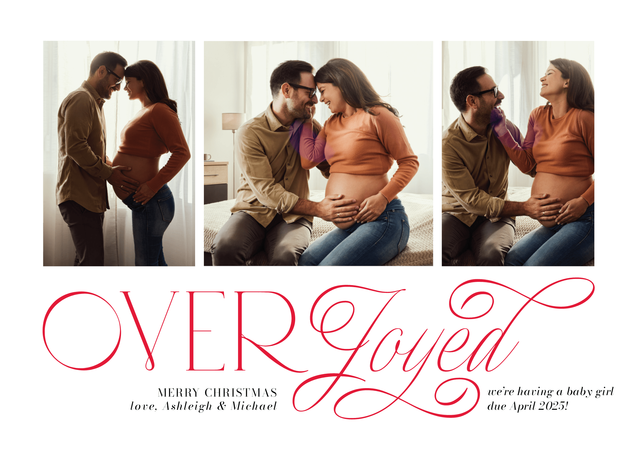 Overjoyed Announcement 