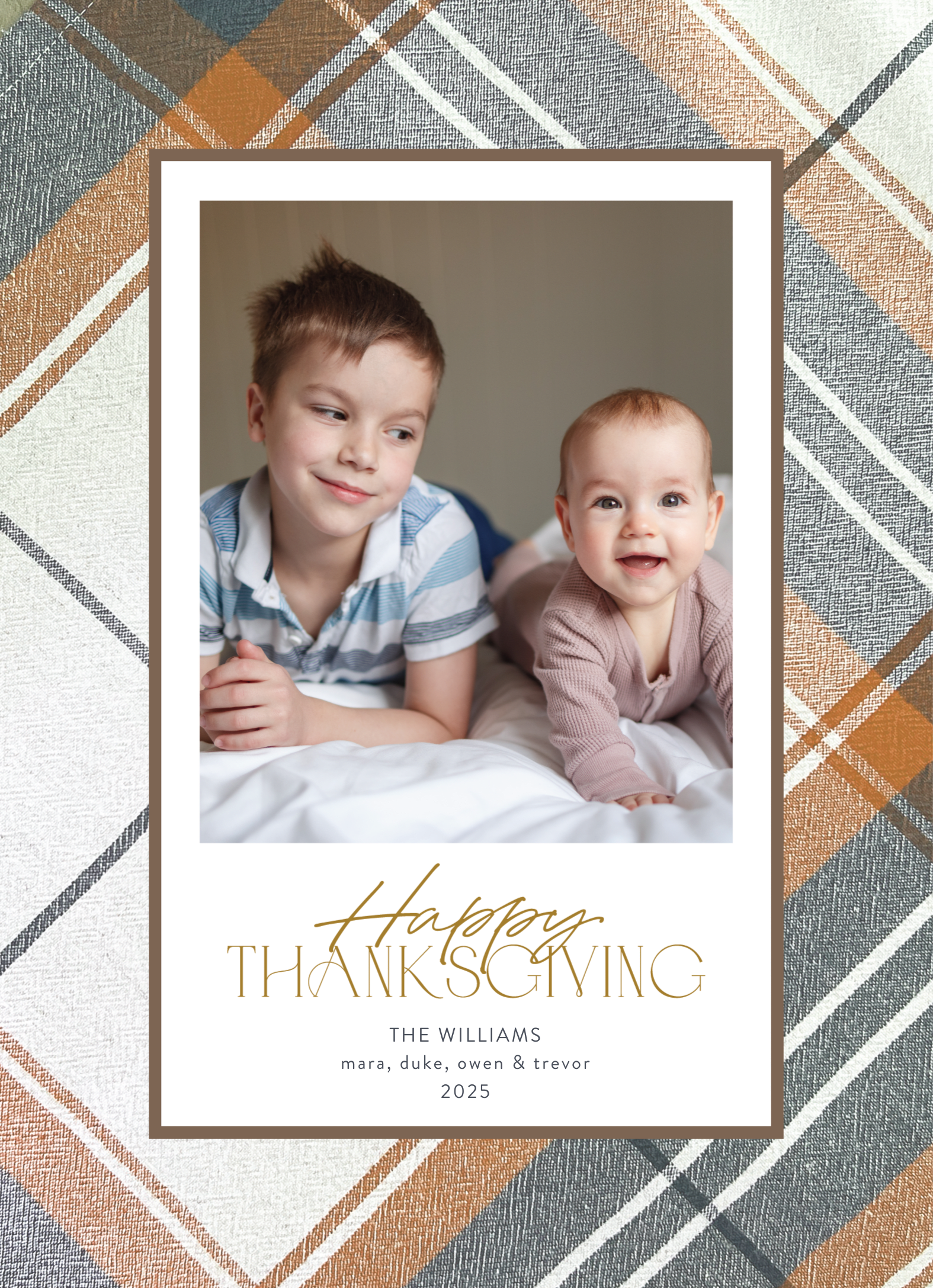 Thanksgiving Plaid